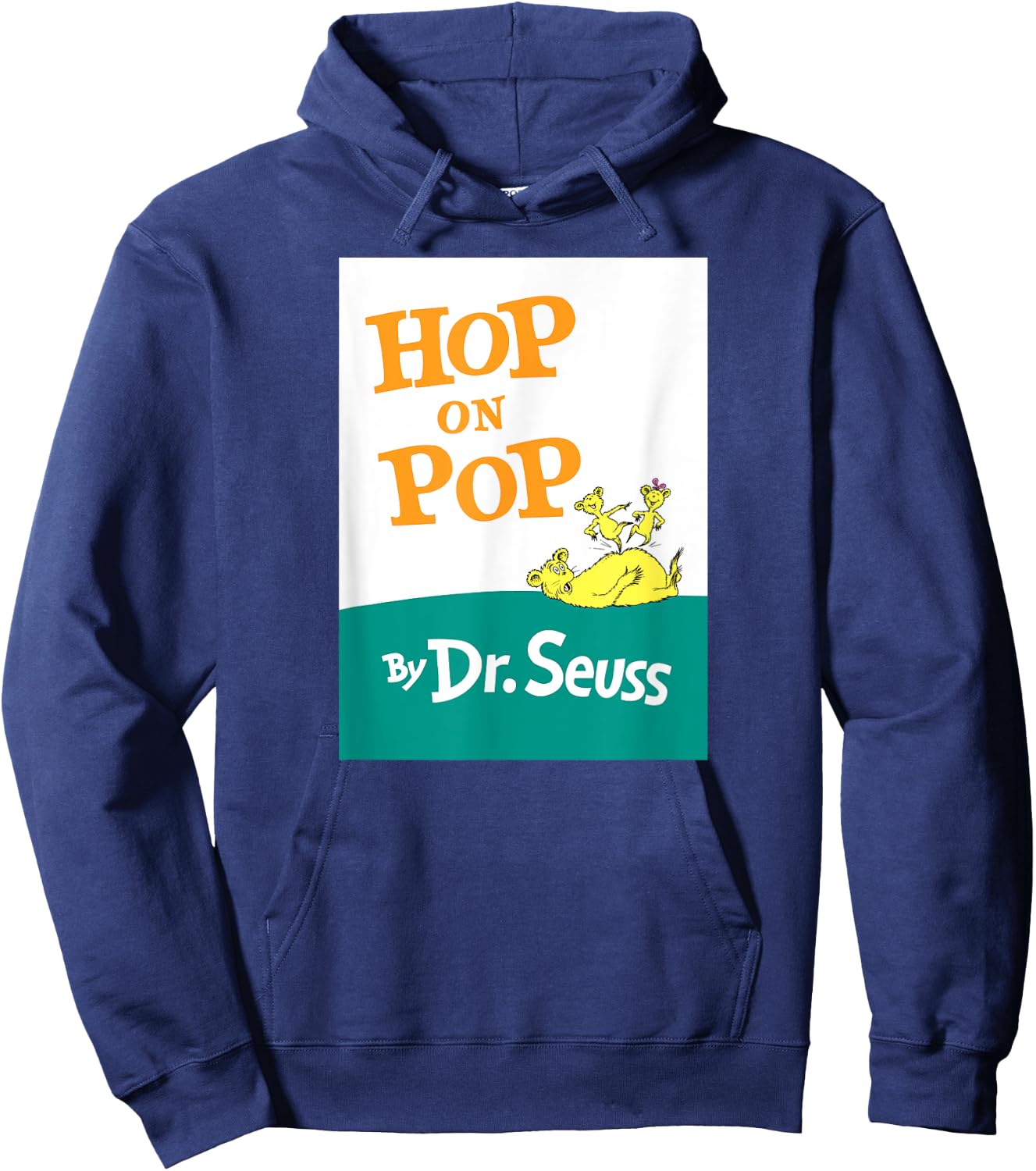 Dr. Seuss Hop On Pop Book Cover Hoodie - Hoodie | Navy