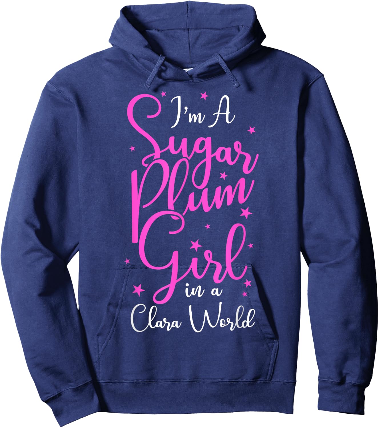 Nutcracker Sugar Plum Fairy Girl Ballet Hoodie - Hoodie | Navy