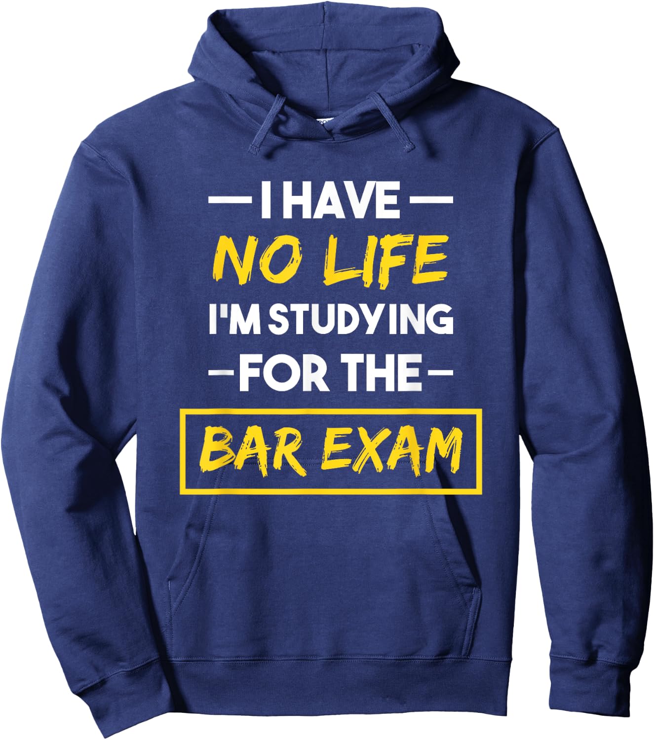Bar Exam Shirt Funny Law School Graduation Hoodie - Hoodie | Navy