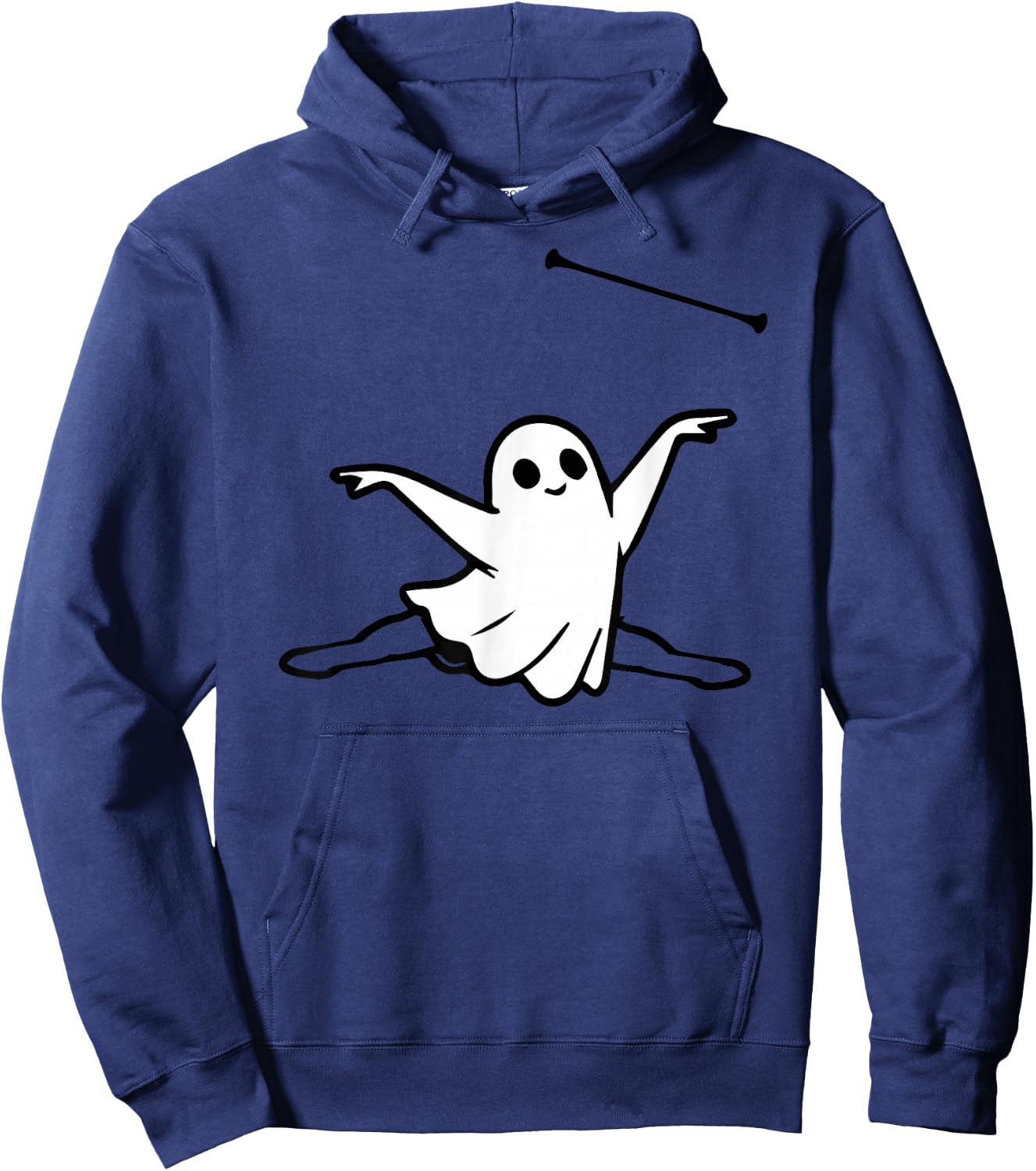 ghost Baton Twirler halloween Hoodie - Hoodie | Navy