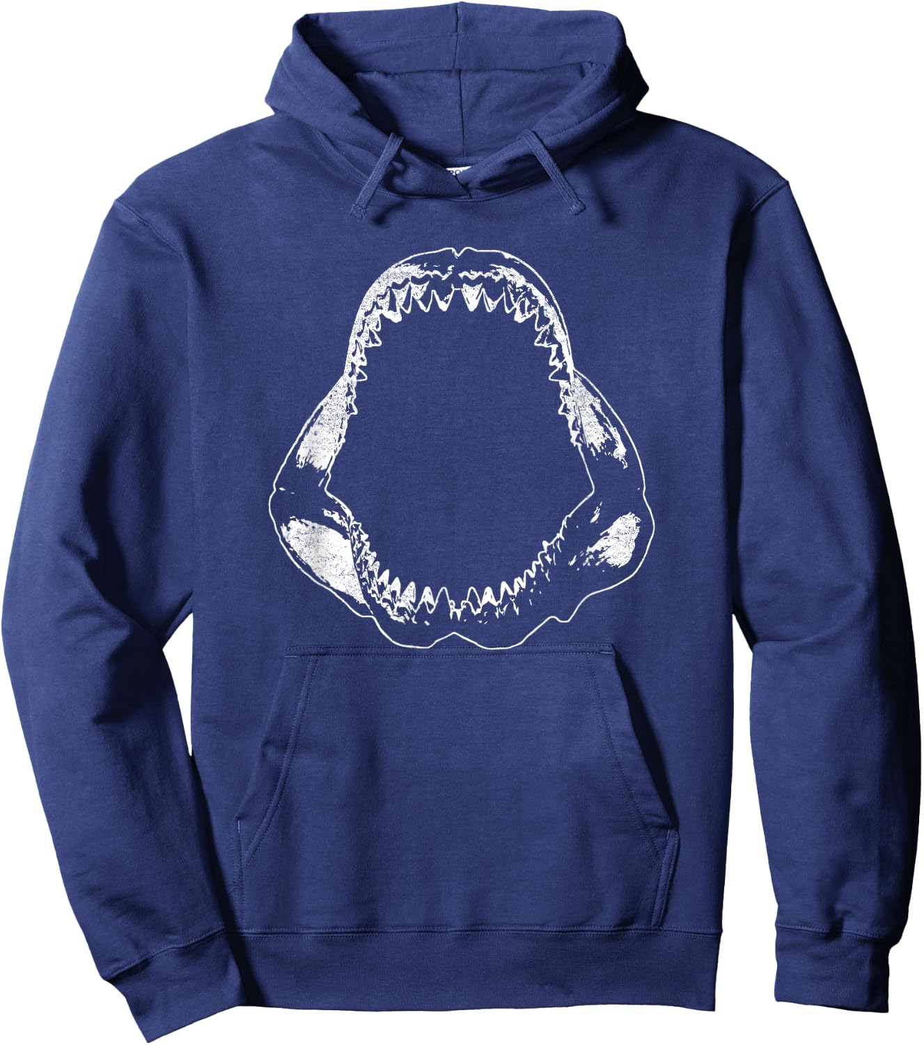 MEGALODON JAW Funny Shark Teeth Collector Hoodie - Hoodie | Navy
