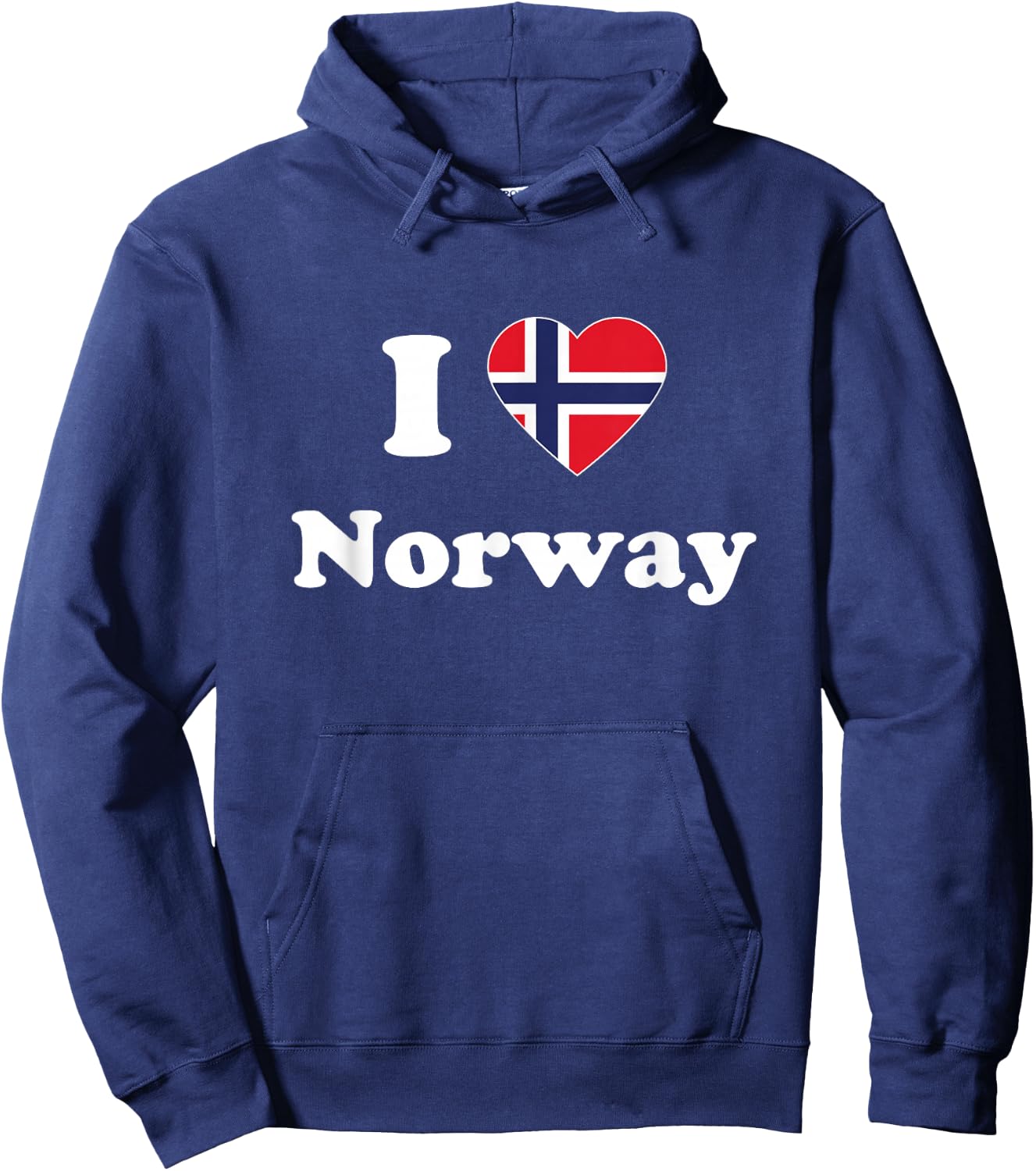 I Love Norway I Heart Norway Norwegian Hoodie - Hoodie | Navy