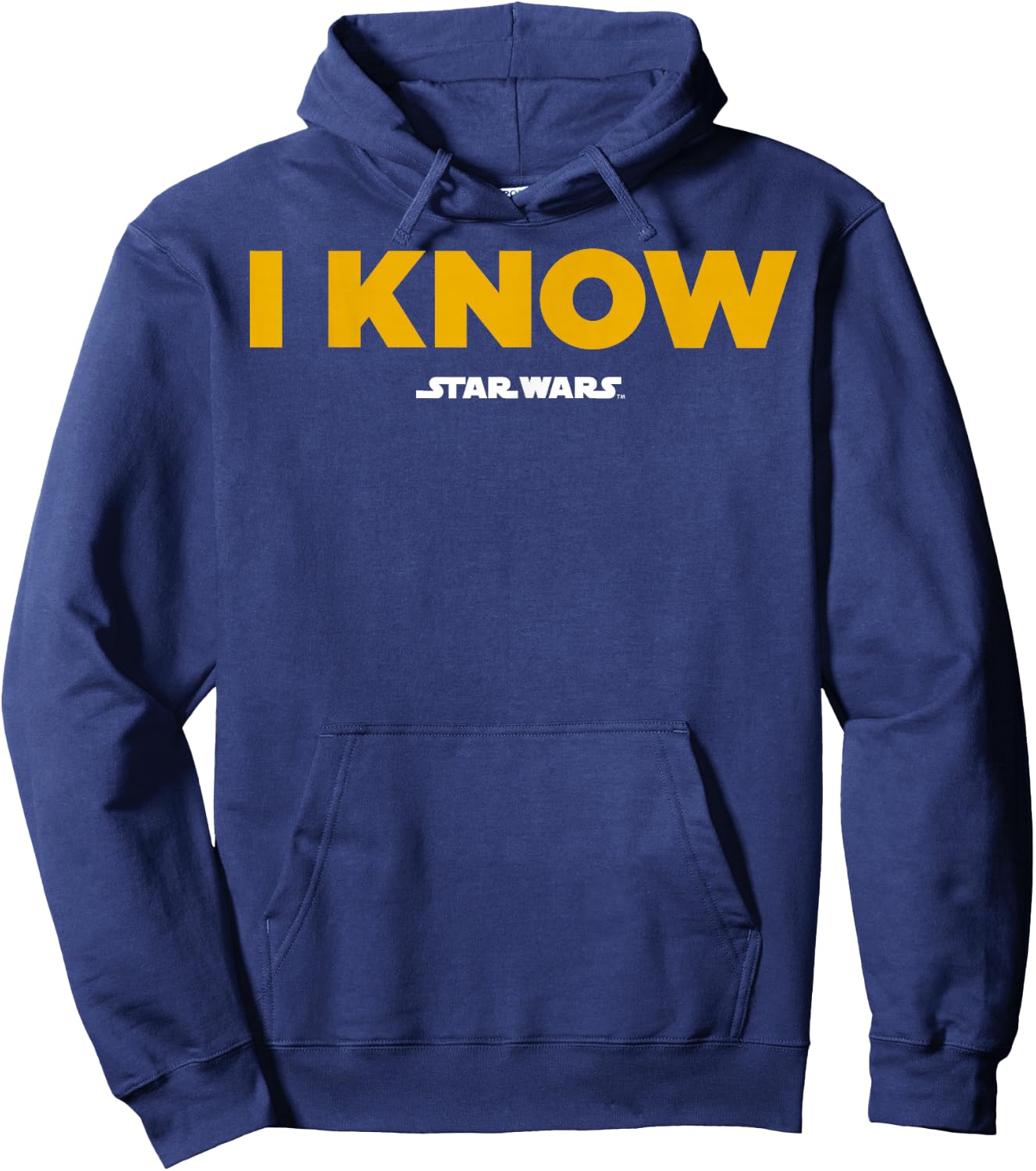 Star Wars Han Solo I Know Graphic Hoodie - Hoodie | Navy