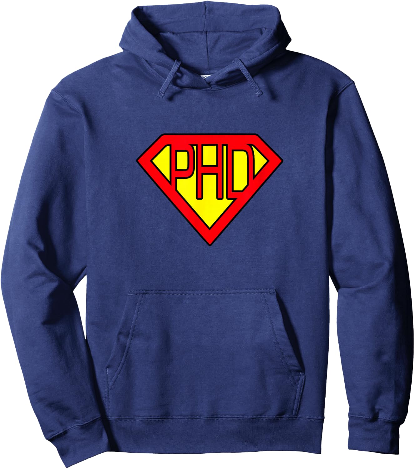 Ph.D Funny Superhero T Shirt Hoodie - Hoodie | Navy