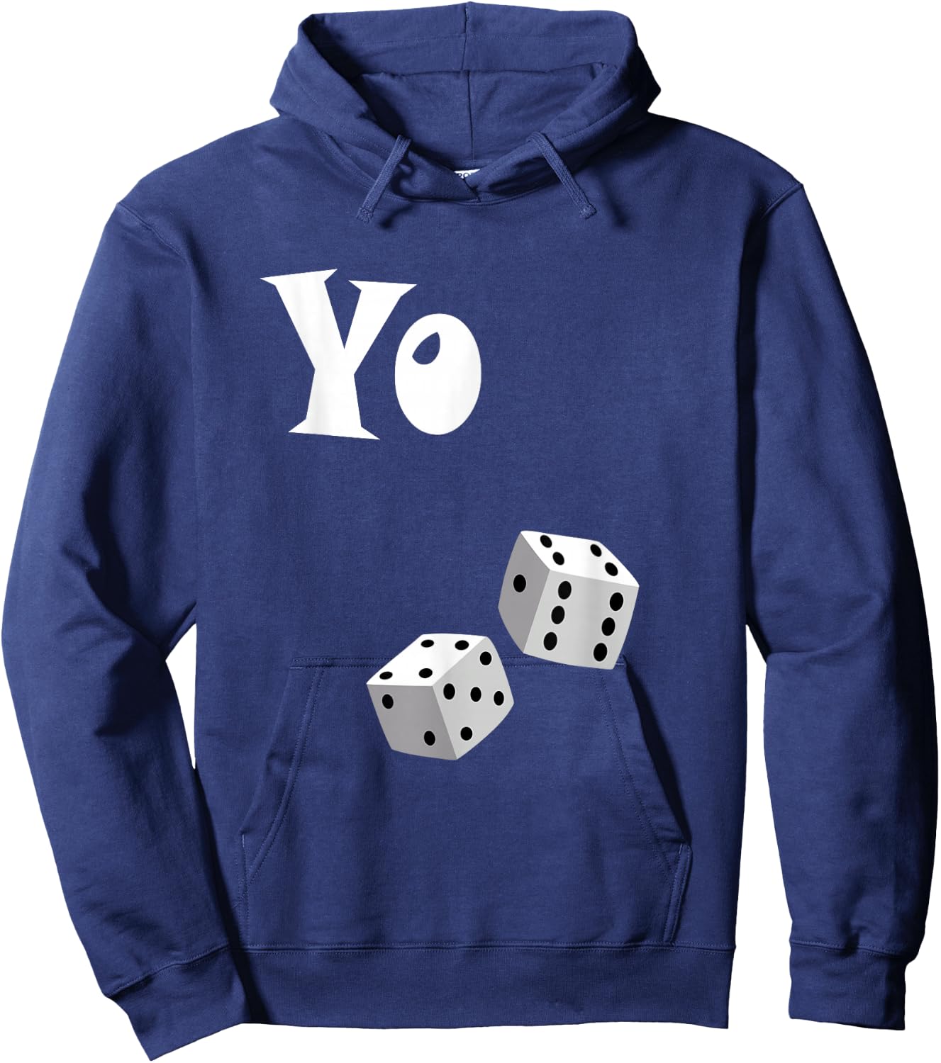 Yo 11 / Eleven / Funny / / / Gambling / Craps Hoodie - Hoodie | Navy