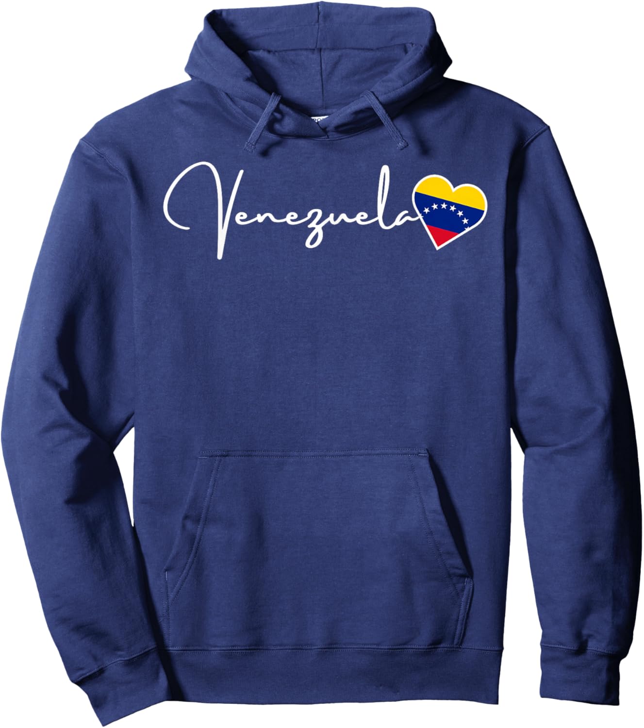 Venezuela Heart Flag Pride Heritage Venezuela Hoodie - Hoodie | Navy