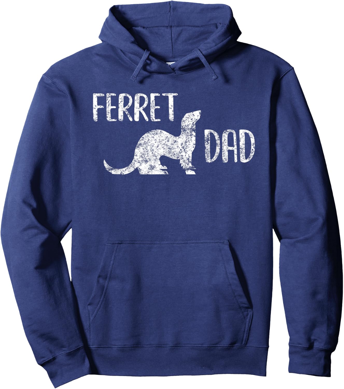 Ferret Dad Gift Men and Boys with Pet Ferrets Hoodie - Hoodie | Navy