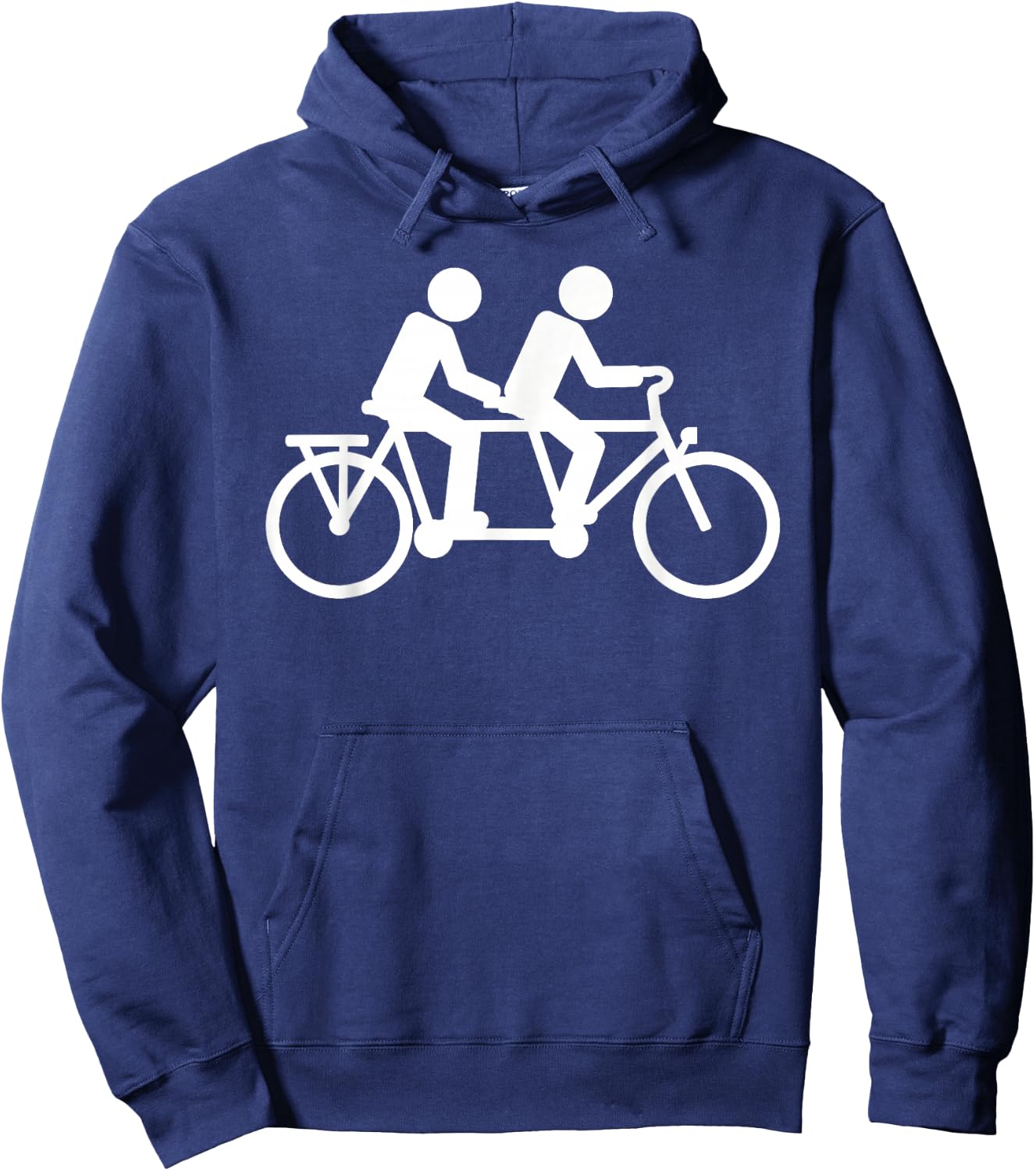 Tandem bike Hoodie - Hoodie | Navy