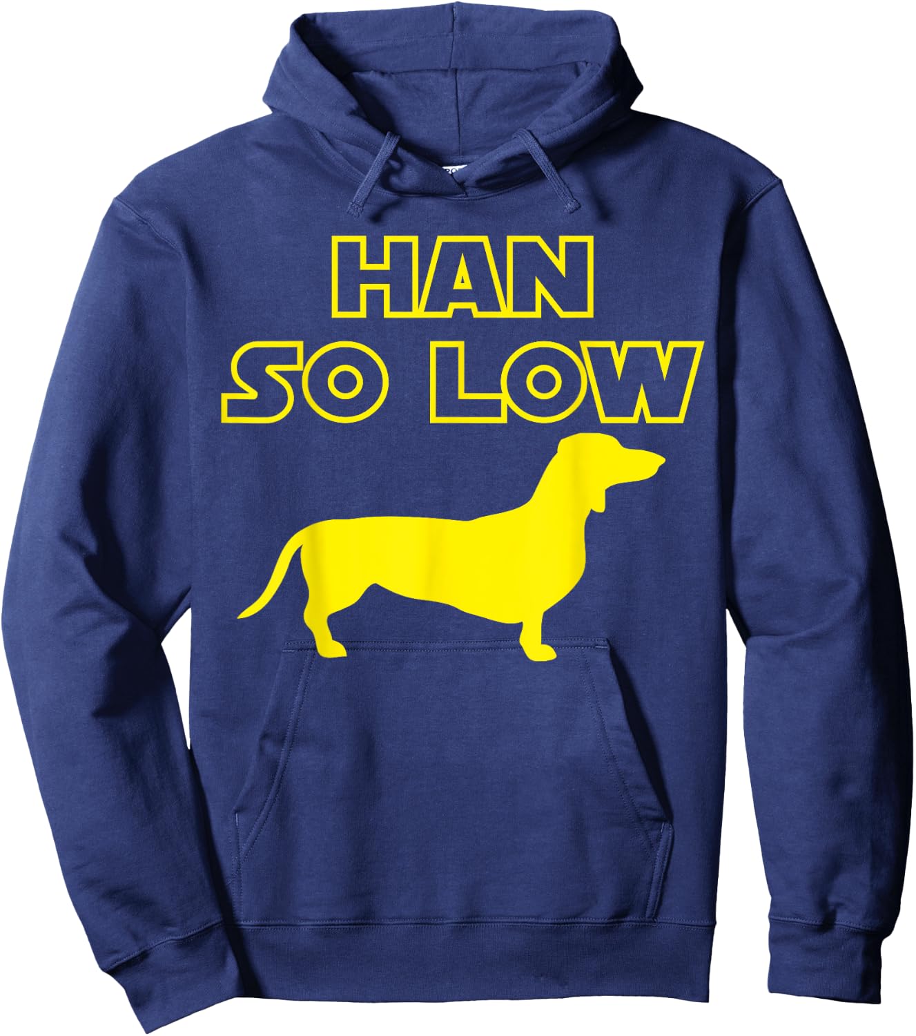 Funny Daschund - Hans So Low Hoodie - Hoodie | Navy