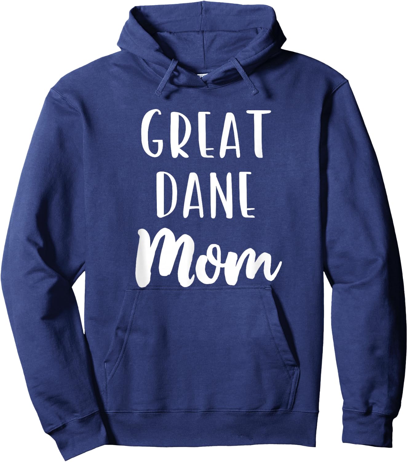 Great Dane Mom Funny Dog Lover Gift Christmas Hoodie - Hoodie | Navy