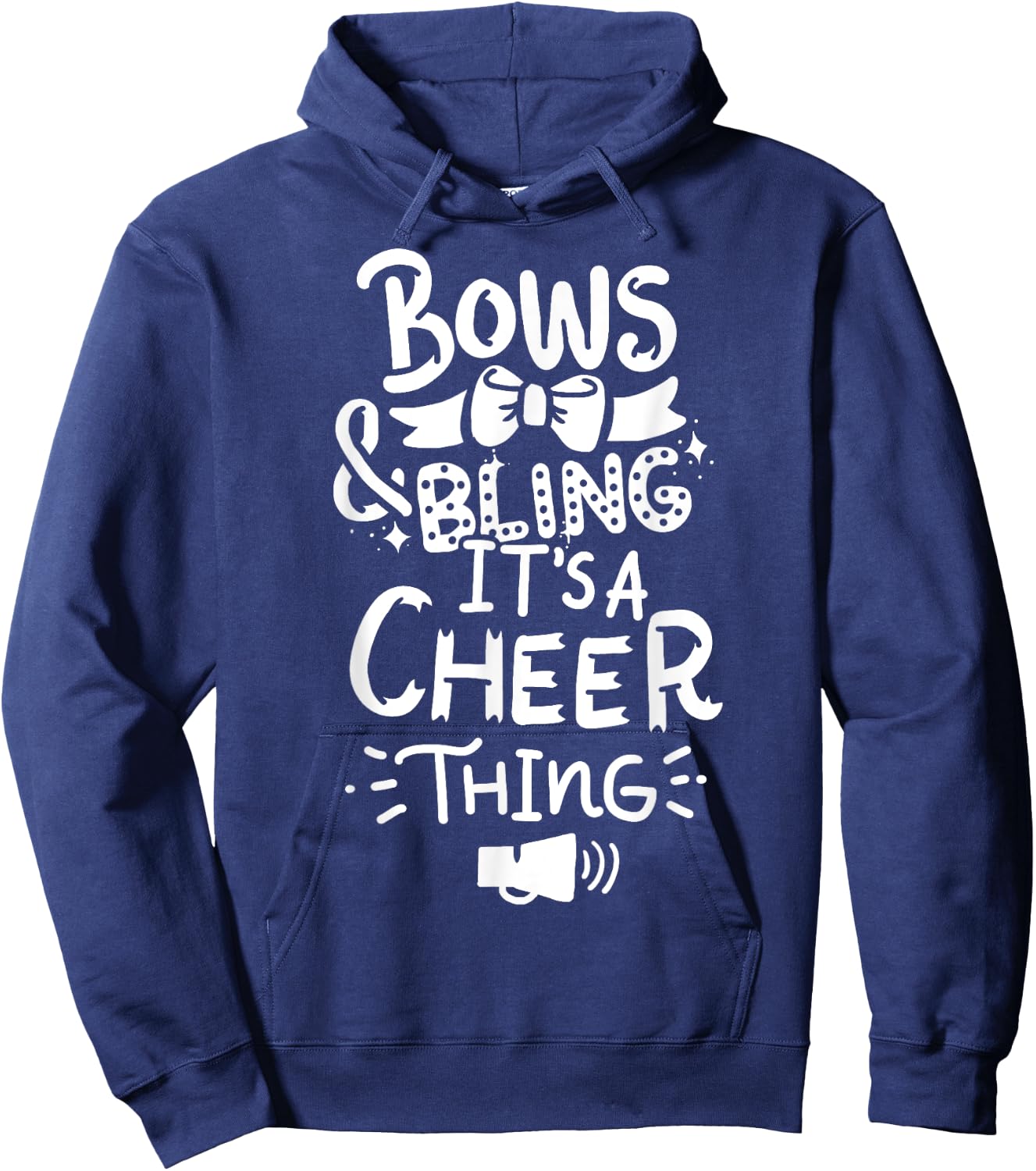 Cheerleading Cheerleader Football Gift Hoodie - Hoodie | Navy