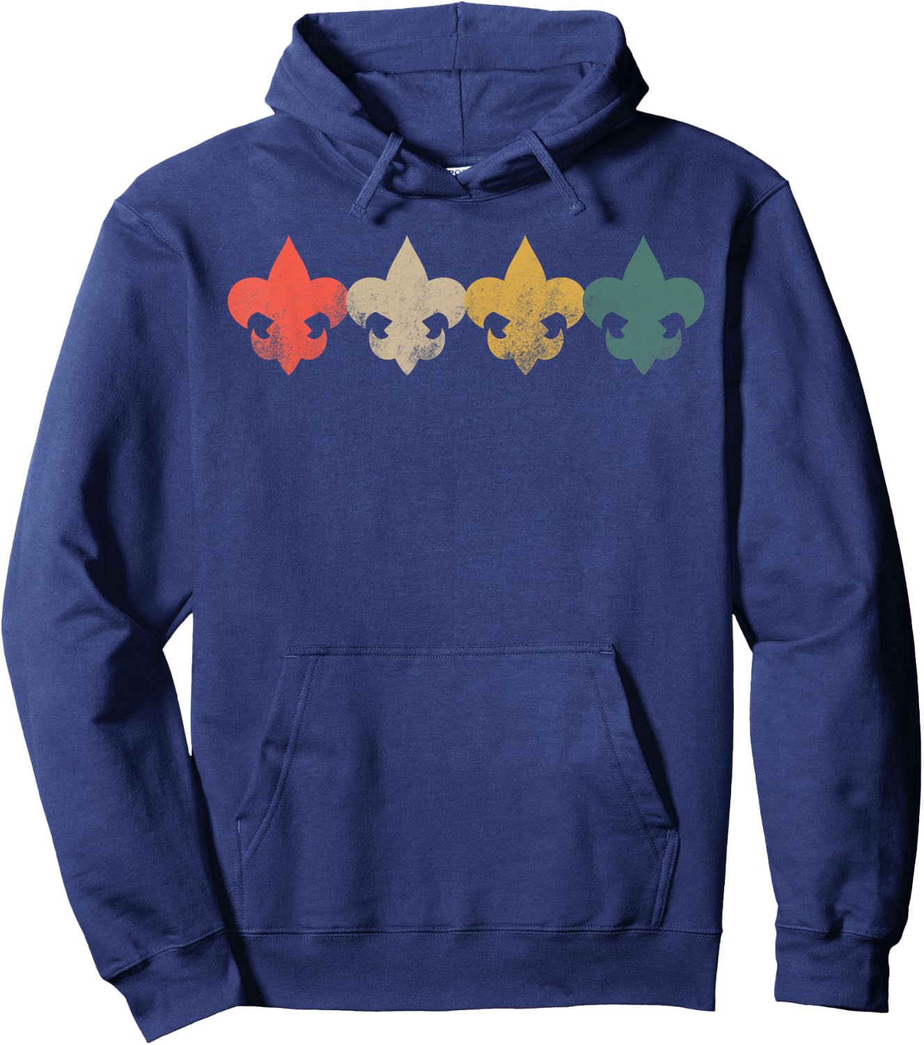 Men Women Boys Girls | Retro Vintage Scouting Hoodie - Hoodie | Navy