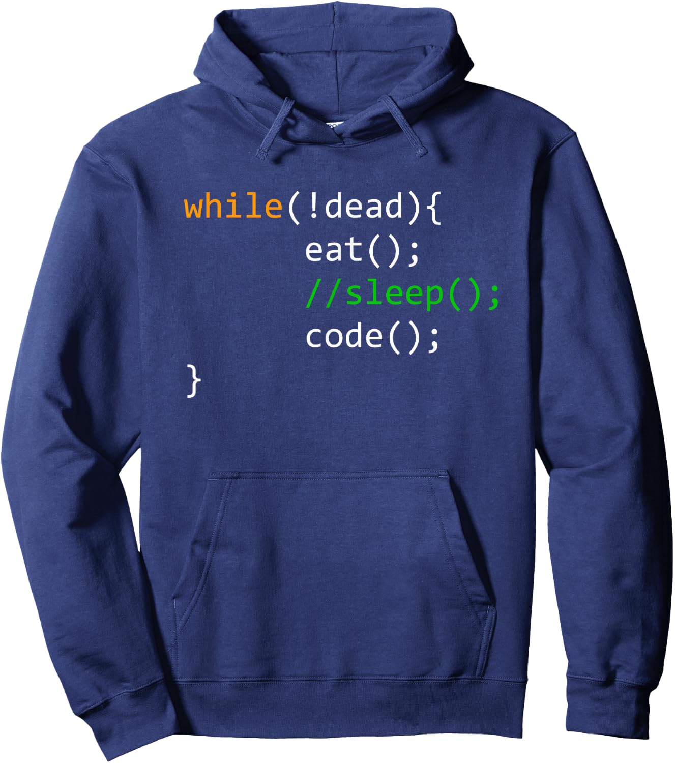 Programmer Eat Sleep Code Hoodie - Hoodie | Navy