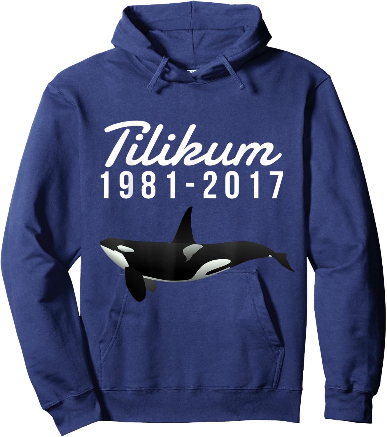 Free Tilikum Save the Orca Killer Whale Hoodie - Hoodie | Navy