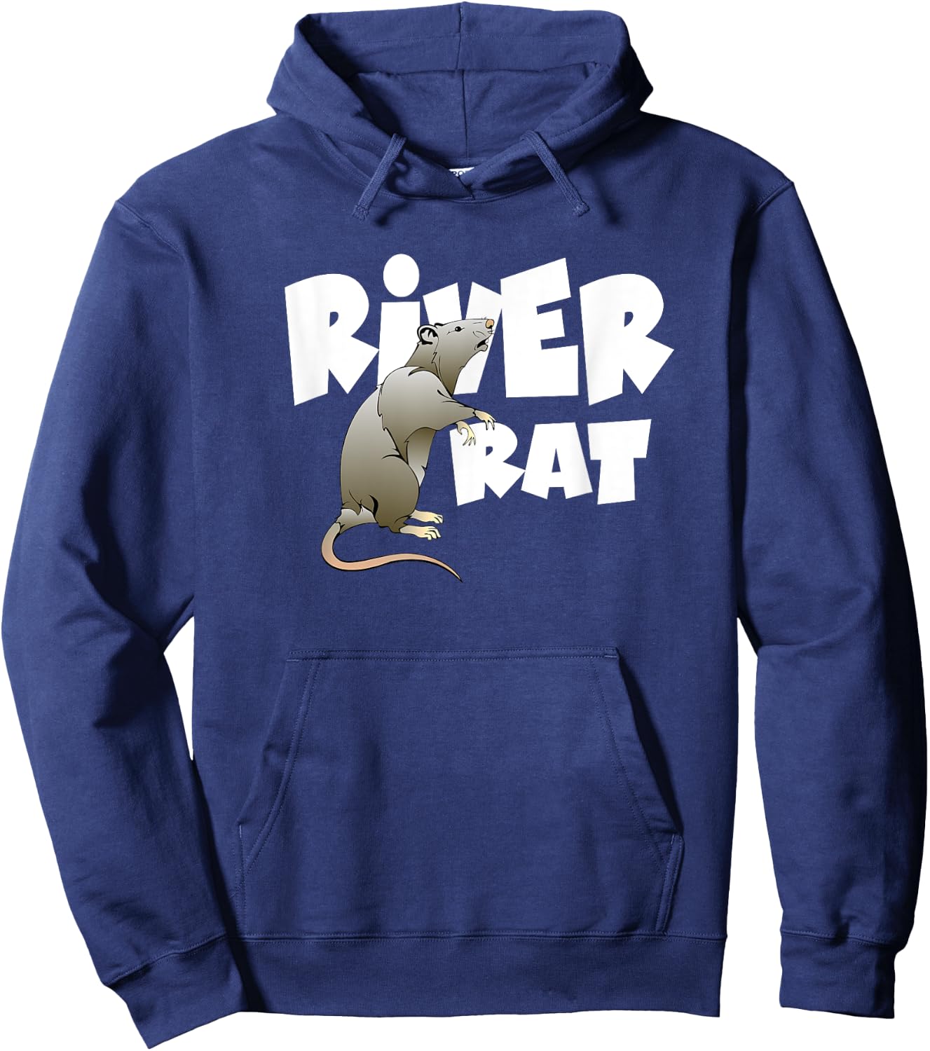 River Rafting Tubbing River Rat Hoodie - Hoodie | Navy