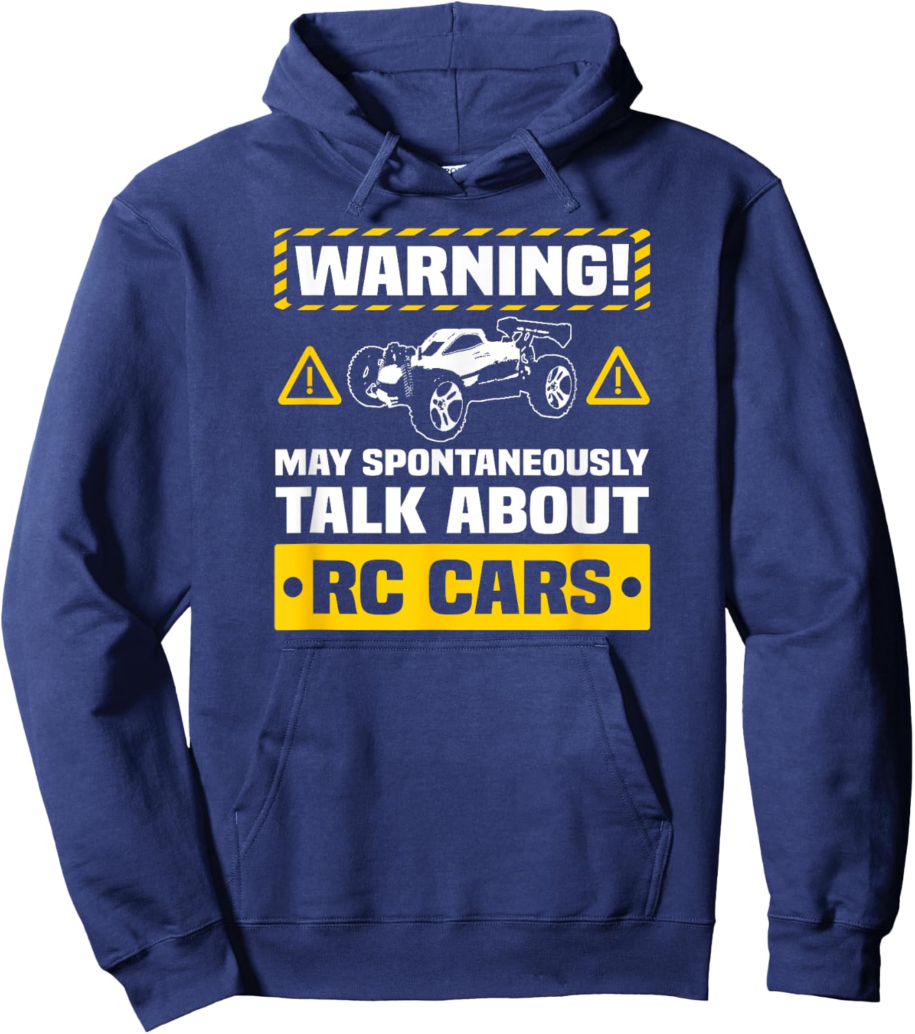 RC Car Funny Warning Remote Control Car Hobby Hoodie - Hoodie | Navy