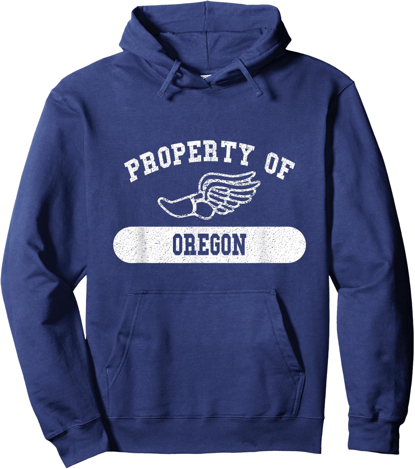 Property of Oregon Track And Field Hoodie - Hoodie | Navy