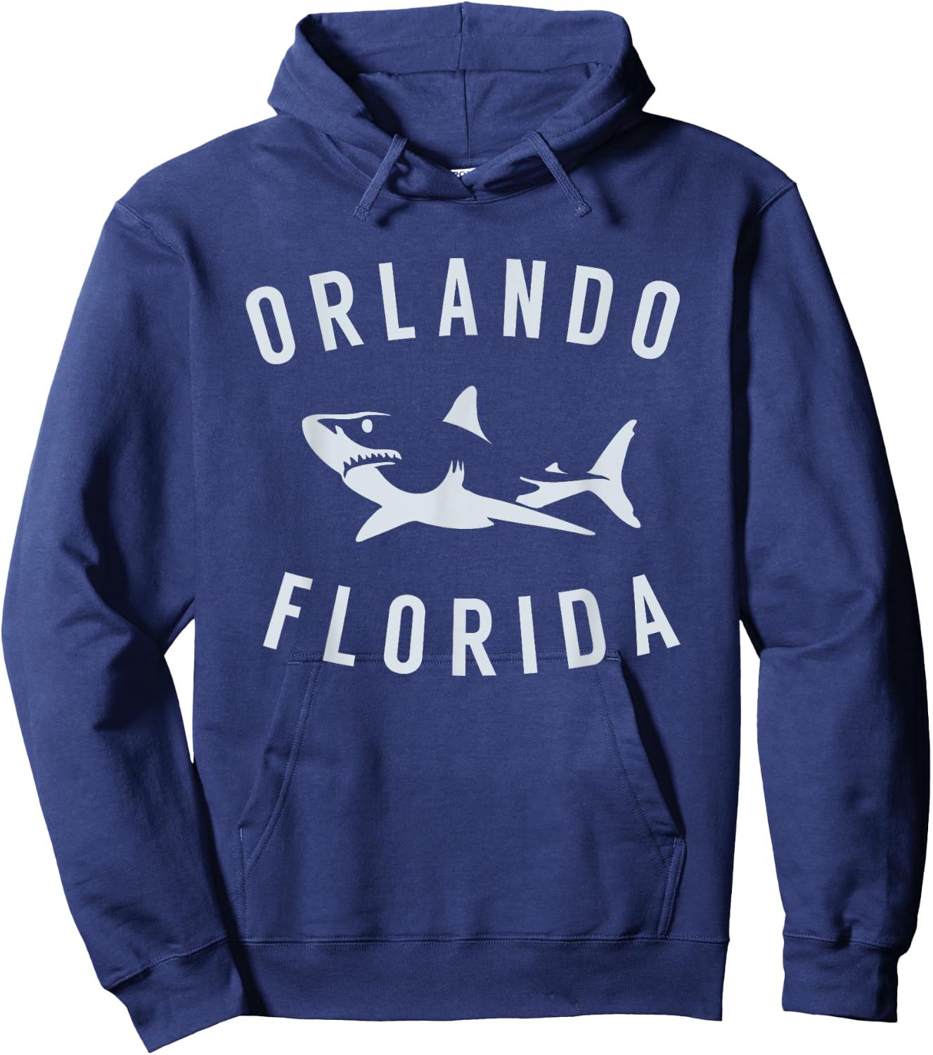Orlando Florida T Shirt Shark FL Souvenirs Hoodie - Hoodie | Navy