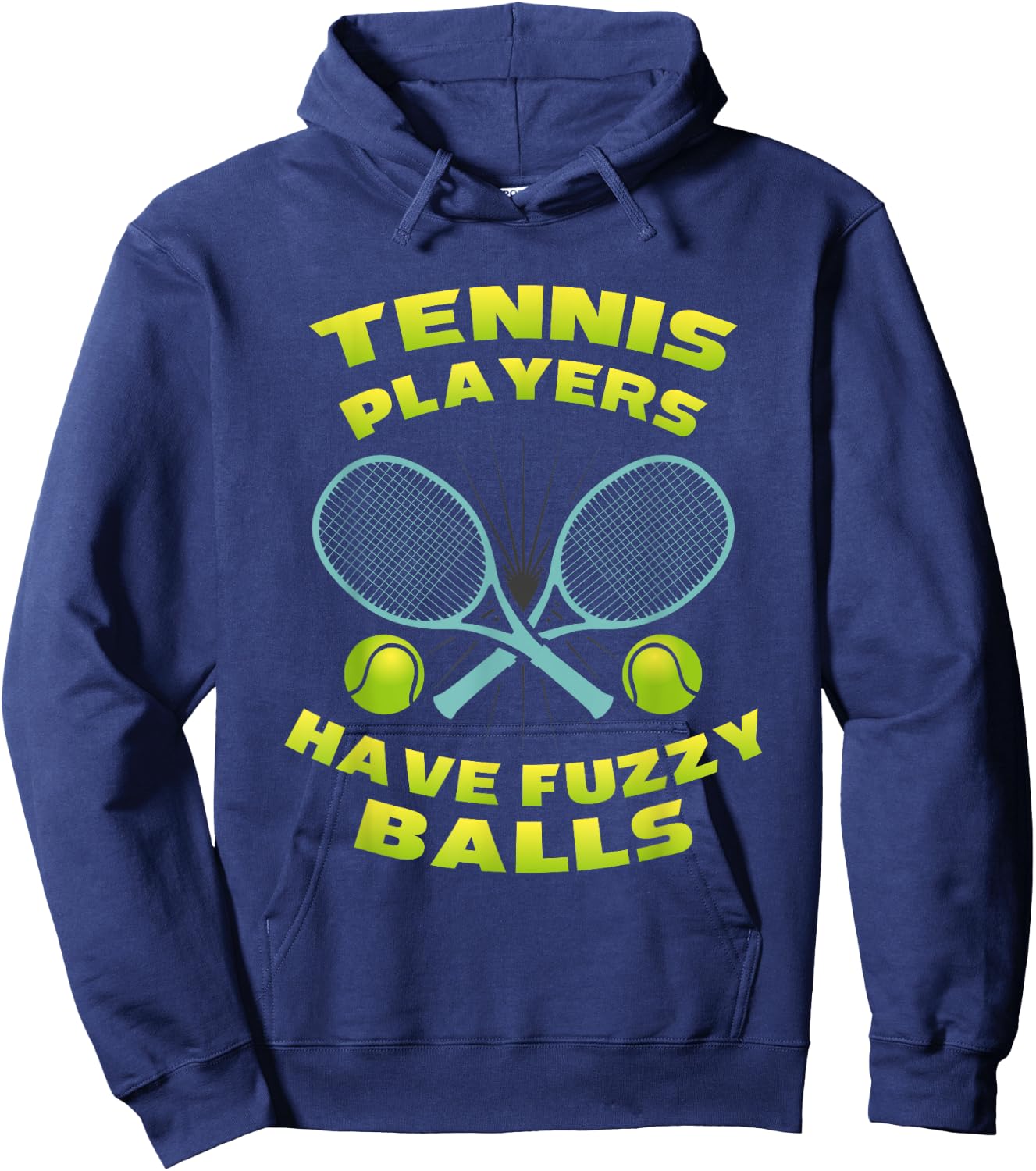 Fuzzy Balls Tennis Lover Tennis Player Gifts Hoodie - Hoodie | Navy