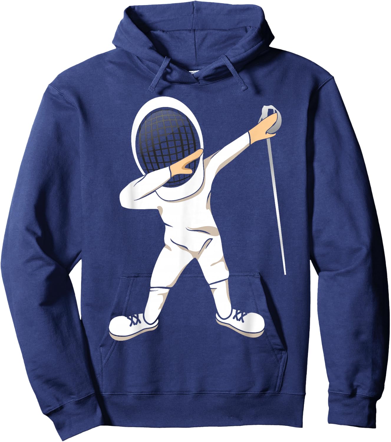 Funny Dabbing Fencing Sports MM Hoodie - Hoodie | Navy