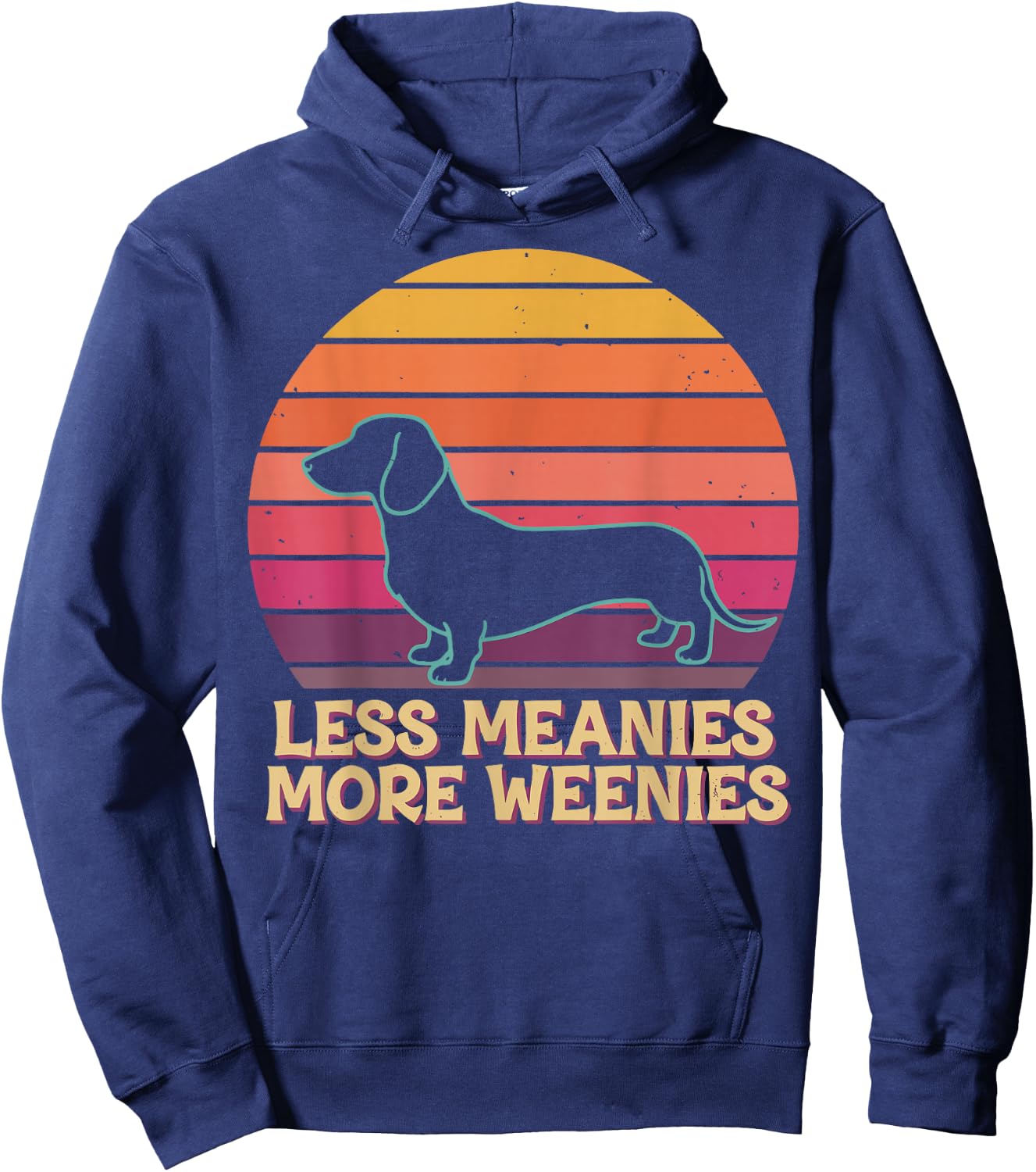 Less Meanies More Weenies Hoodie - Hoodie | Navy