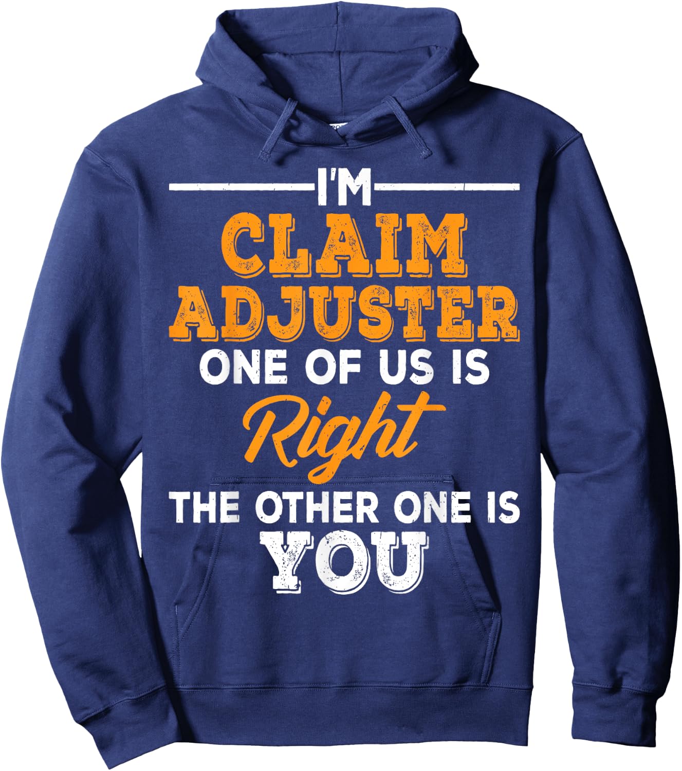 Claims adjuster Hoodie - Hoodie | Navy