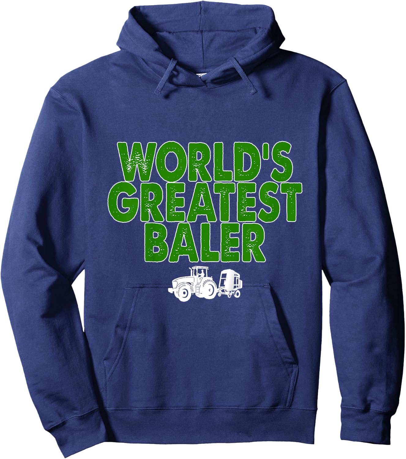 World's Greatest Baler Children's Farming Hoodie - Hoodie | Navy