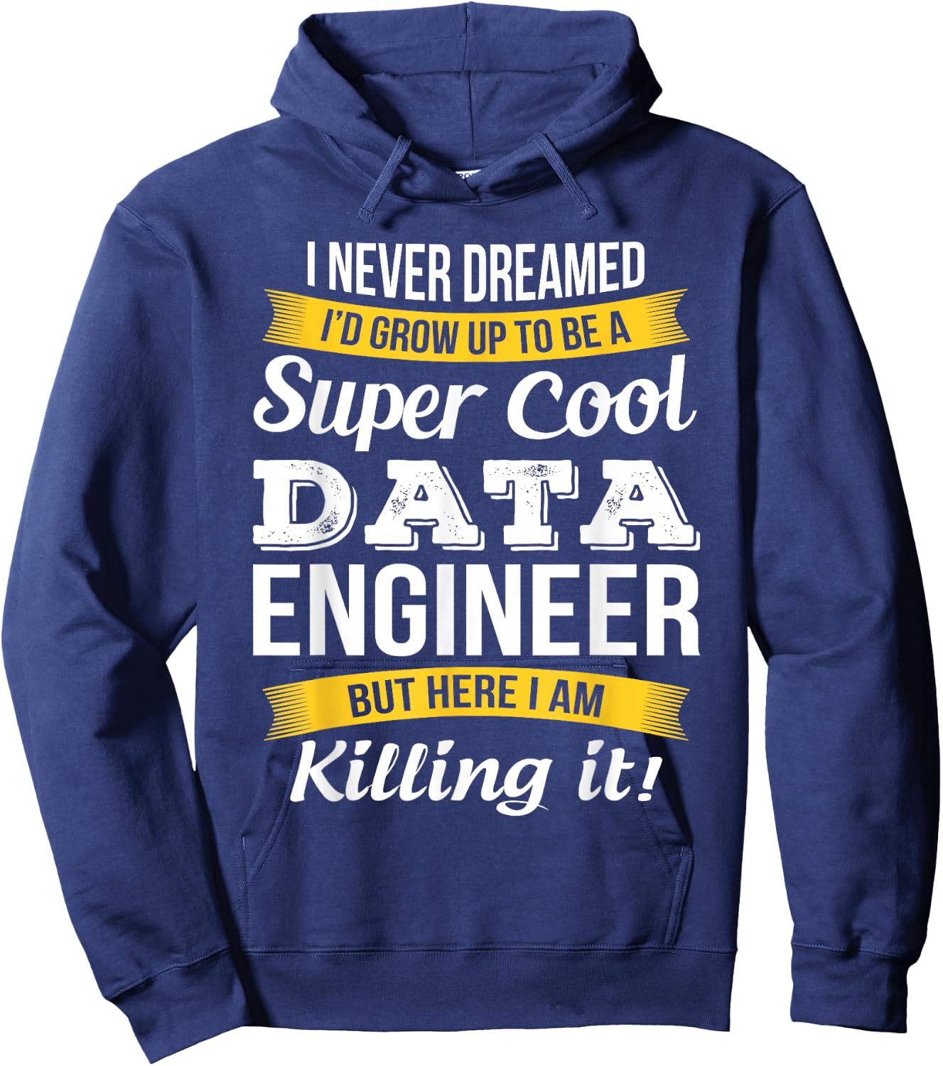 Data engineer T Shirt Funny Gift Hoodie - Hoodie | Navy