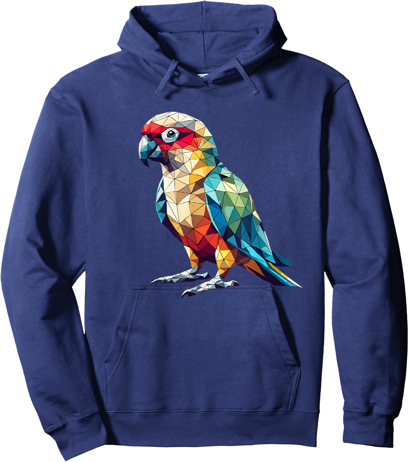 Geometric Art Conure Parrot Conures Hoodie - Hoodie | Navy