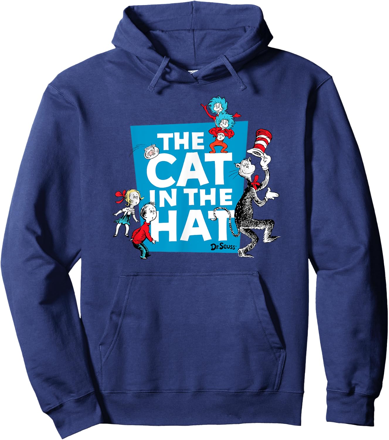 Dr. Seuss The Cat in the Hat Characters Hoodie - Hoodie | Navy