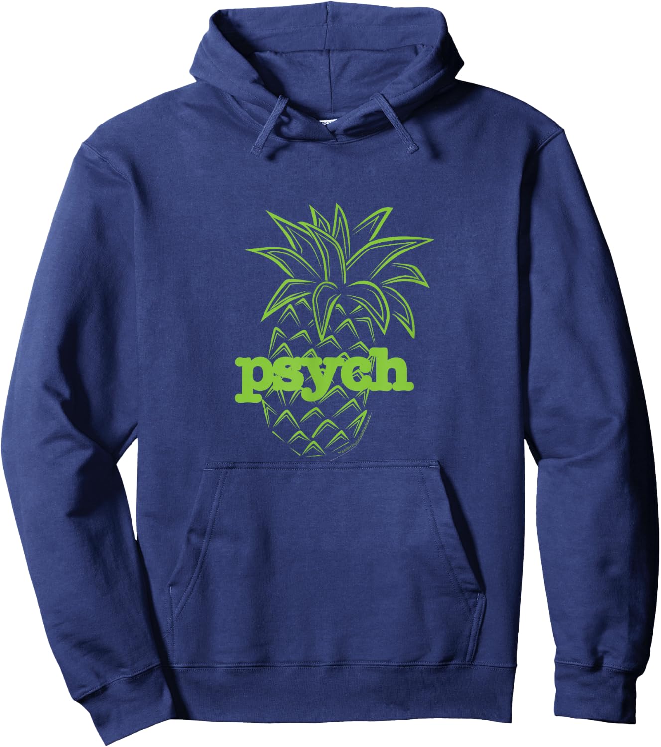 Psych Pineapple Awesome Hoodie - Hoodie | Navy