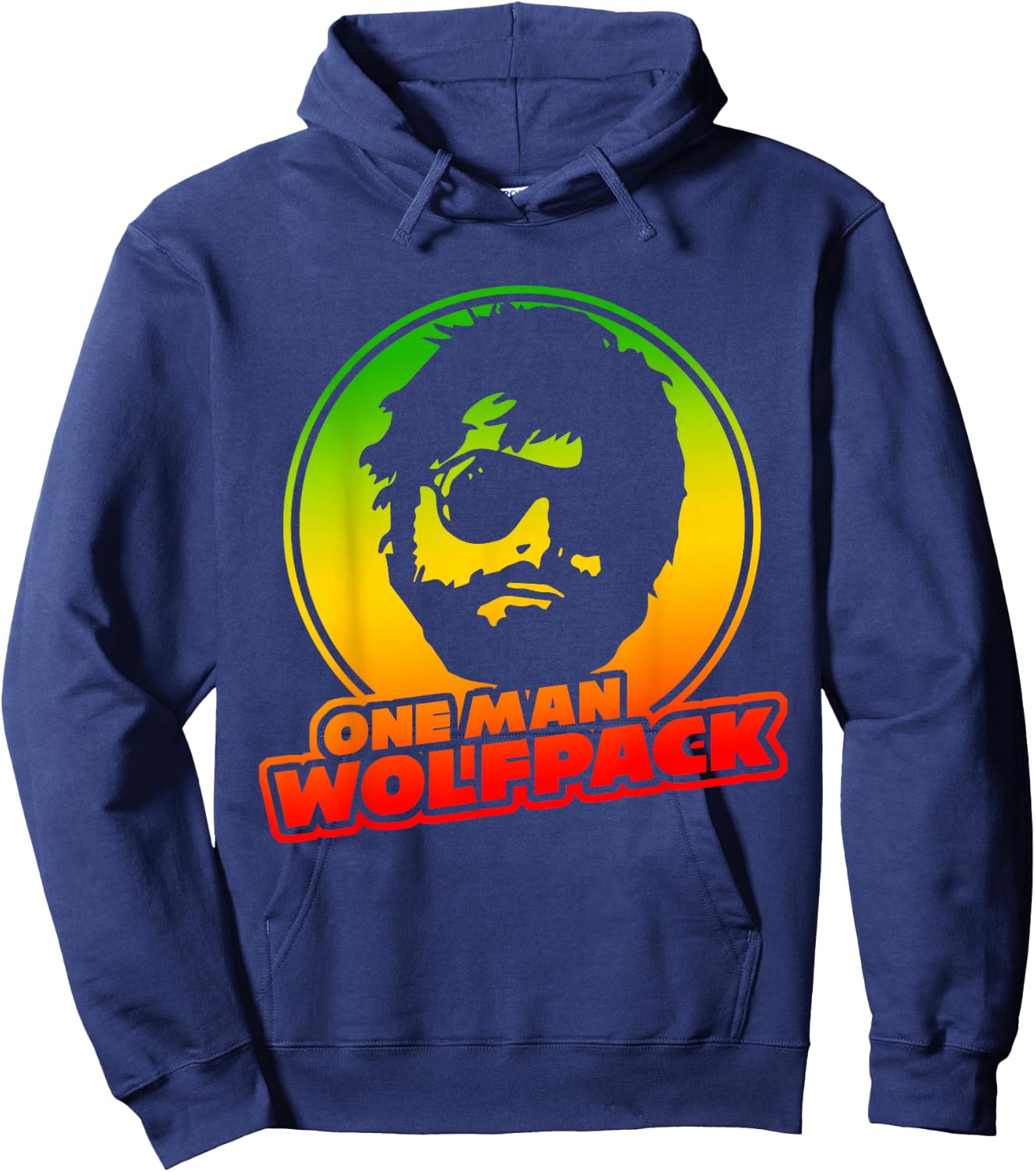 One Man Wolf Pack | Lifetime Wolf Pack Member Hoodie - Hoodie | Navy