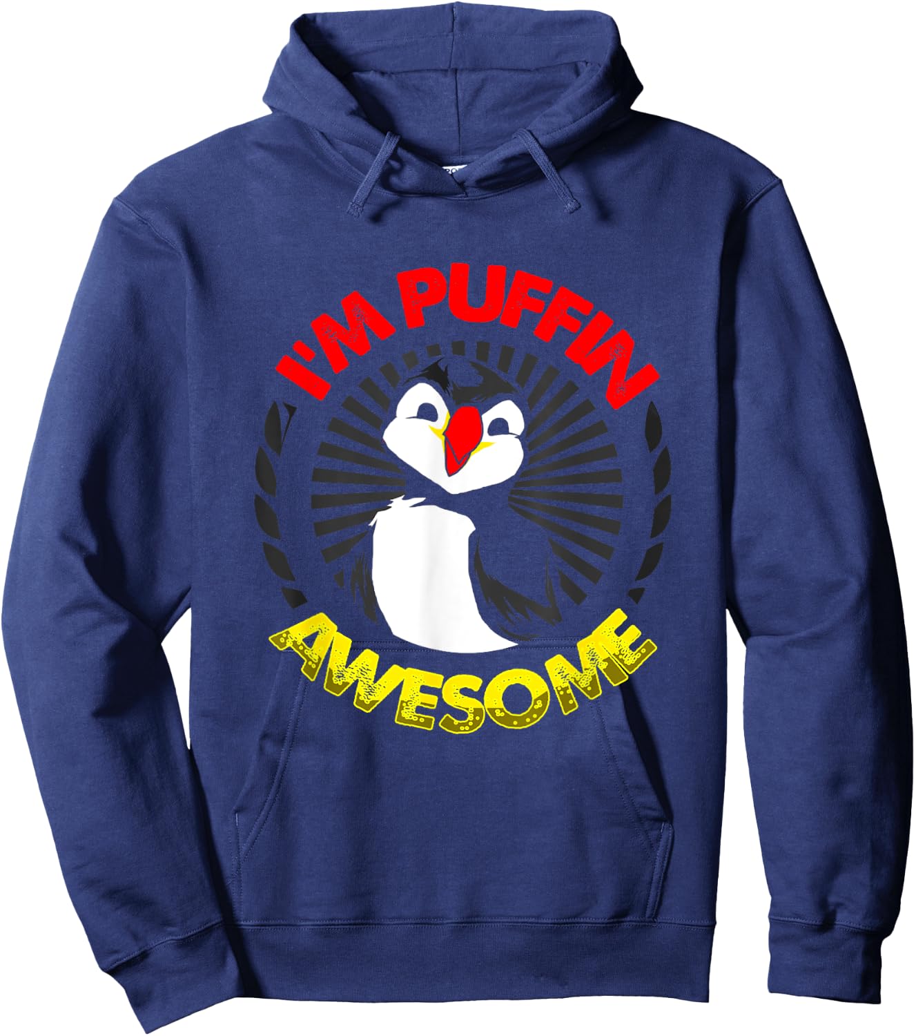 Iceland Funny Puffin Hoodie - Hoodie | Navy