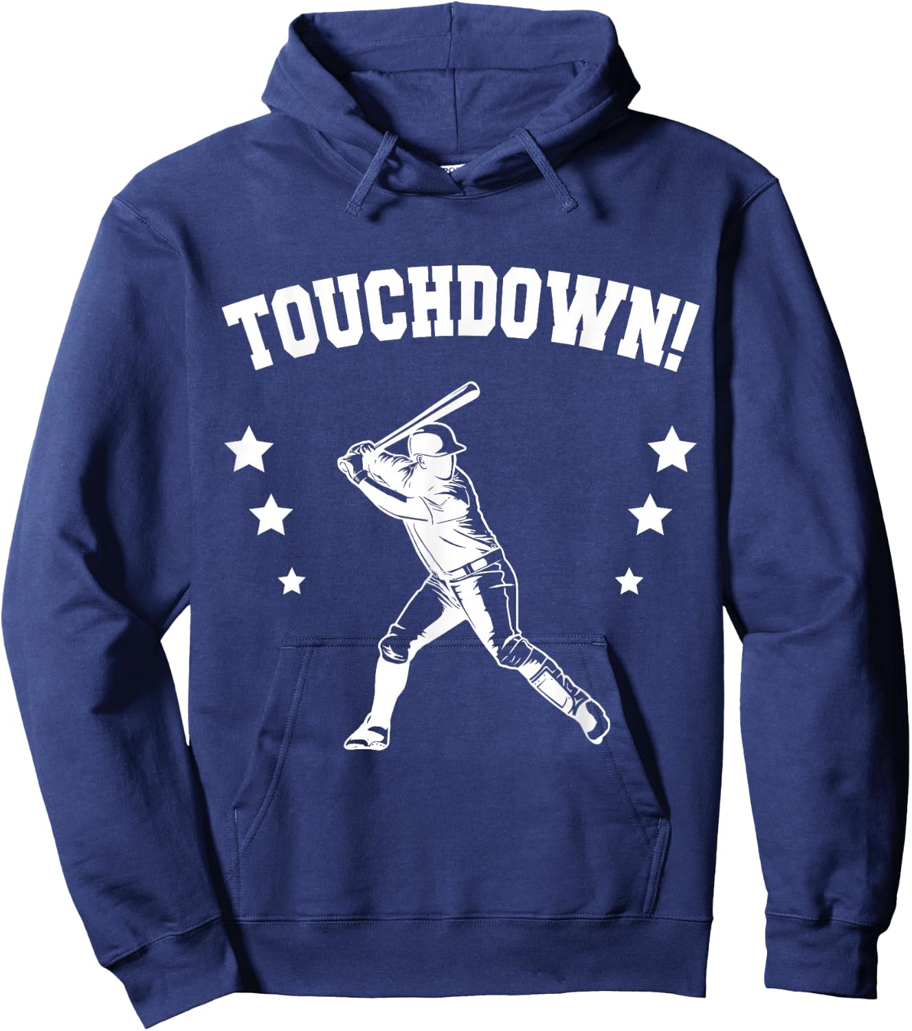 Touchdown Football Baseball Mix Wrong Sports Hoodie - Hoodie | Navy