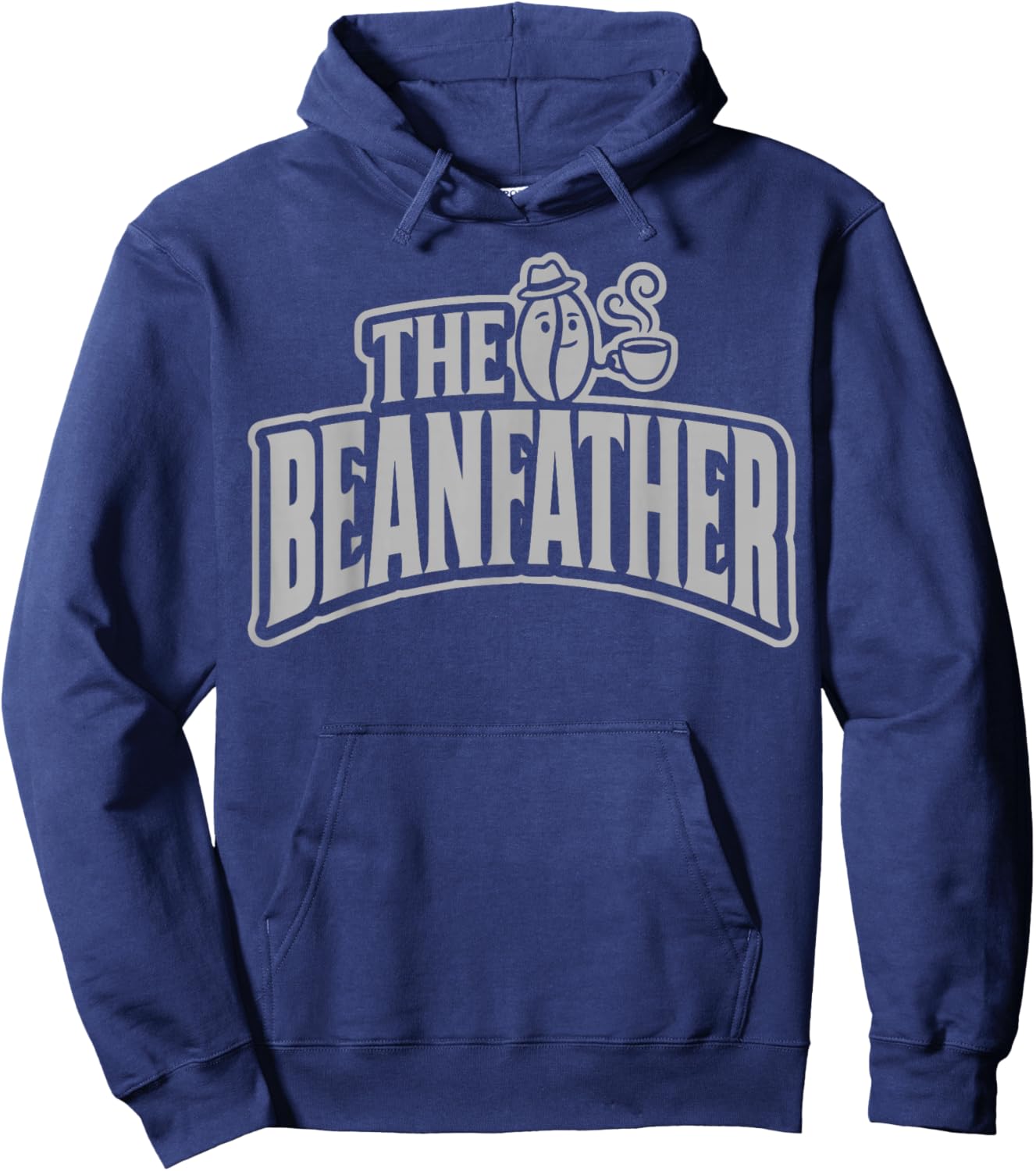 The Bean Father Coffee Brewing Humor Hoodie - Hoodie | Navy