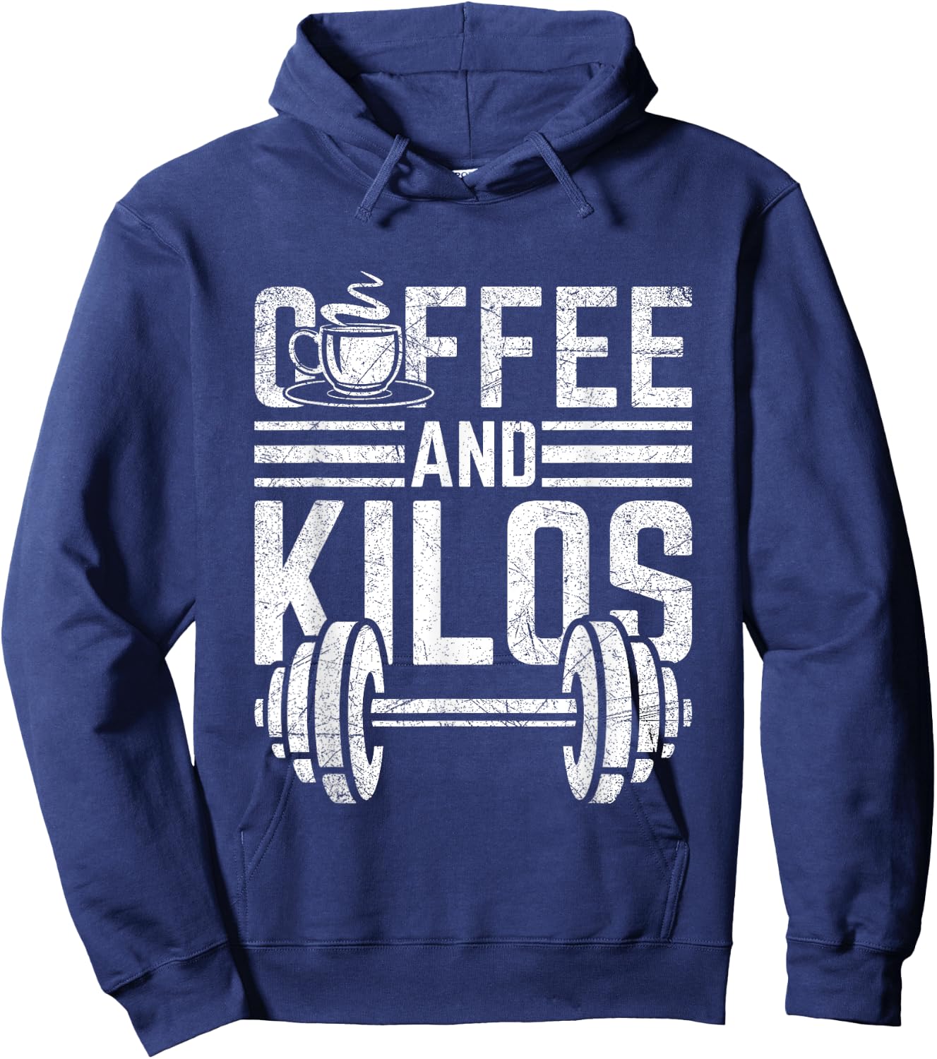 Coffee And Kilos Shirt Weightlifting Gift Hoodie - Hoodie | Navy