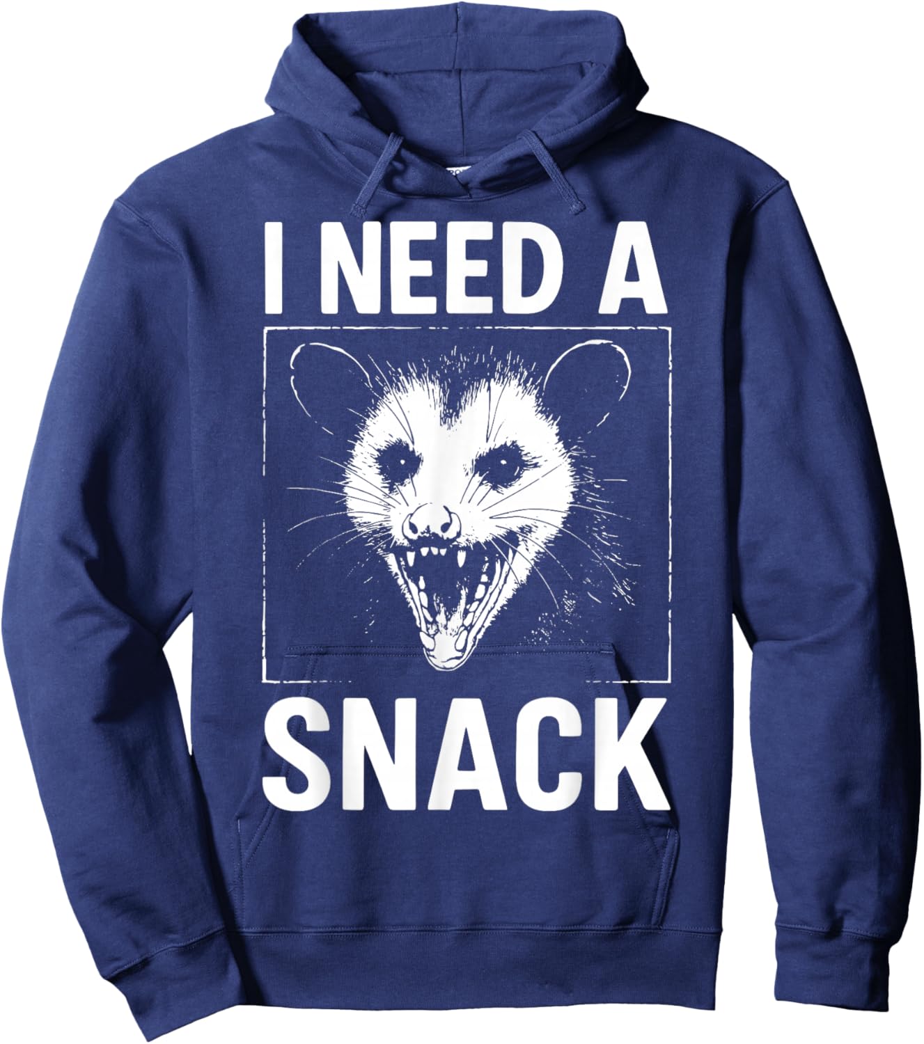 I Need A Snack Hoodie - Hoodie | Navy