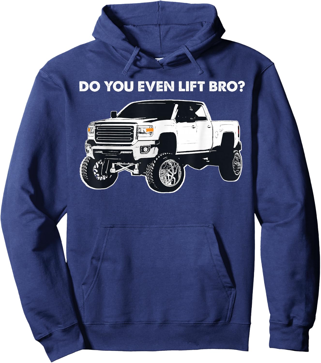 Funny Lifted Truck Graphic Women And Kids Hoodie - Hoodie | Navy