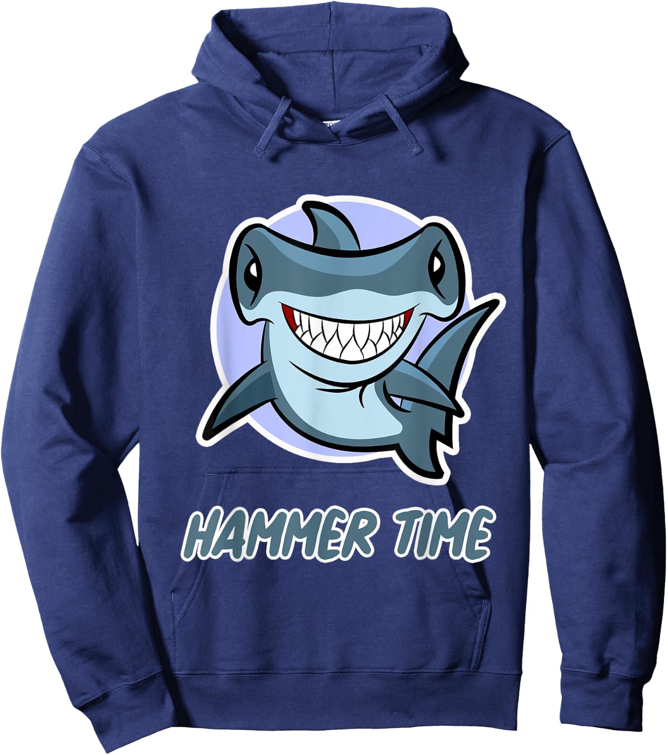 Shark Design - Hammer Time - Hammer Shark Hoodie - Hoodie | Navy