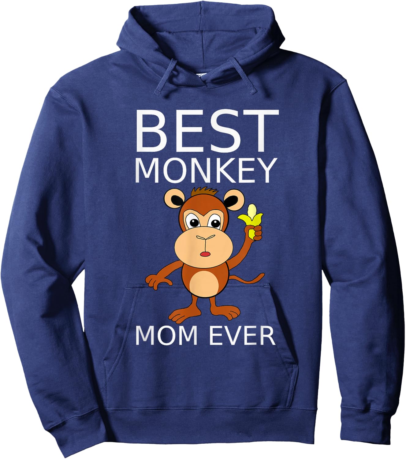 Best Monkey Mom T Shirt Hoodie - Hoodie | Navy