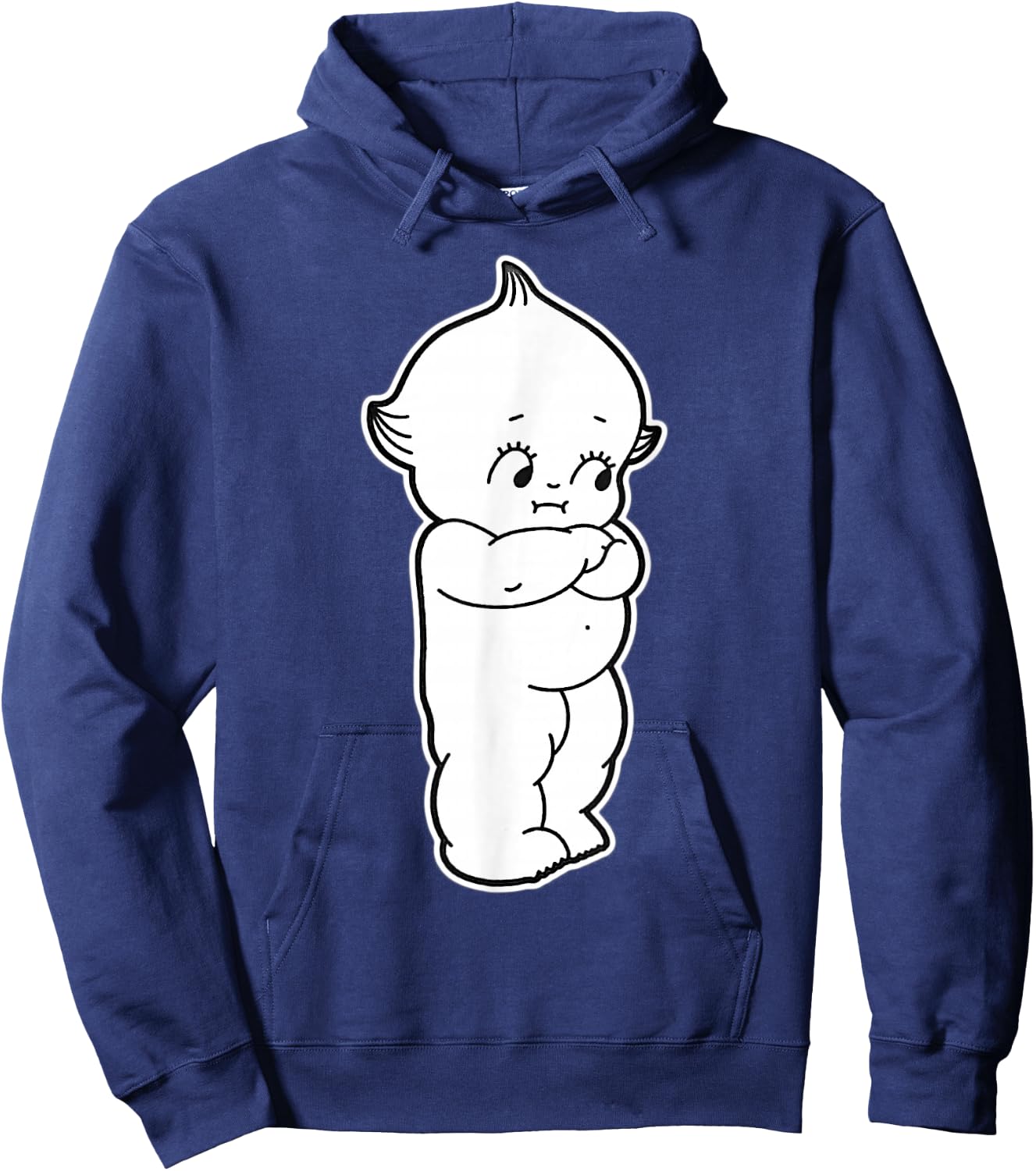 Grumpy Kewpie Baby Hoodie - Hoodie | Navy