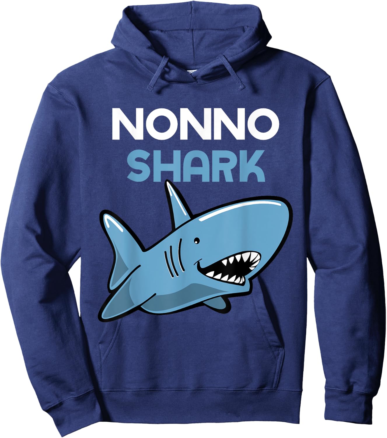 Nonno Shark Funny Family Hoodie - Hoodie | Navy