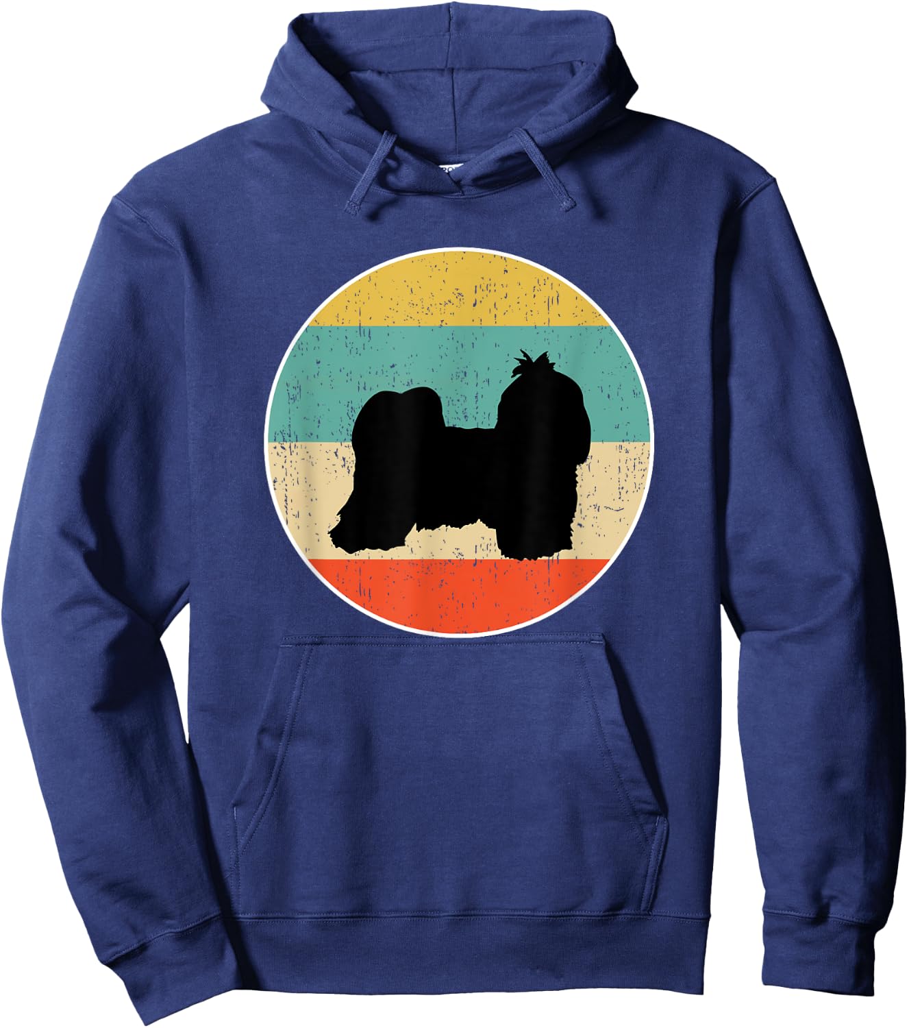 Shih Tzu Dog Gift Men Women Girls Kids Hoodie - Hoodie | Navy