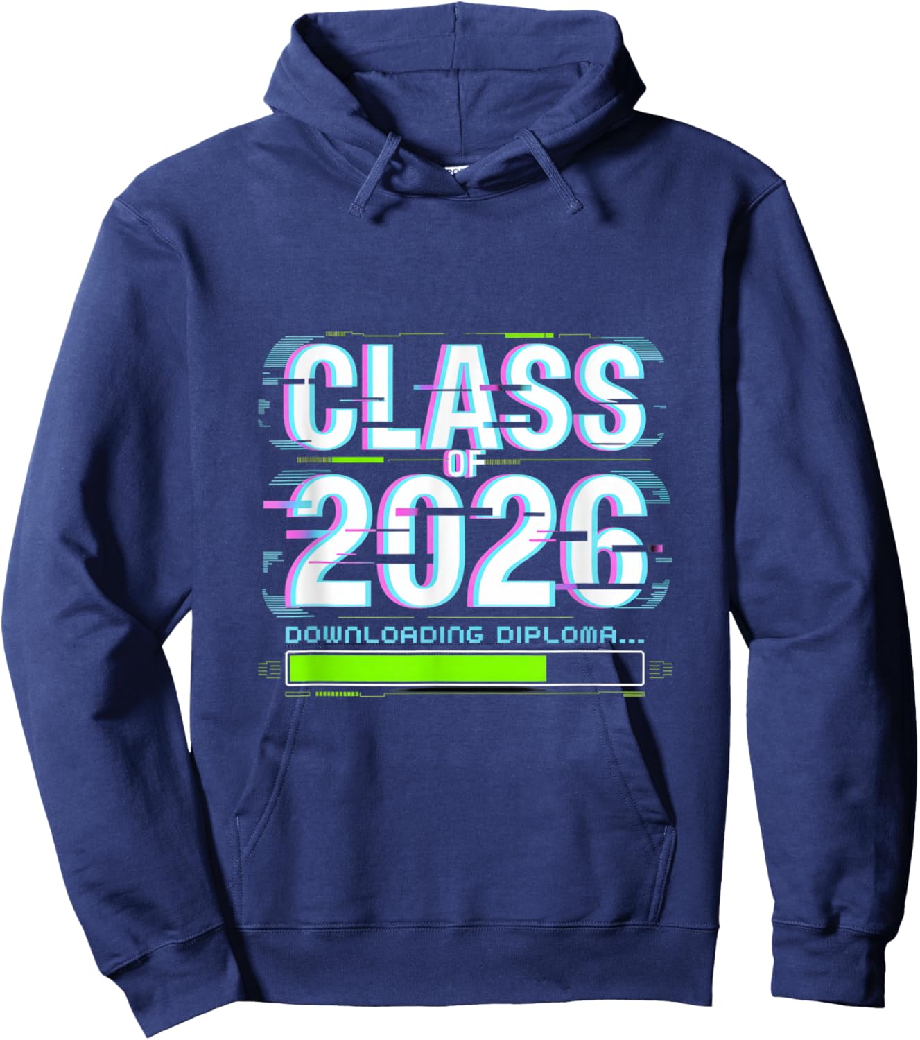 Seniors 2026 Class of 2026 Graduation Grad Hoodie - Hoodie | Navy