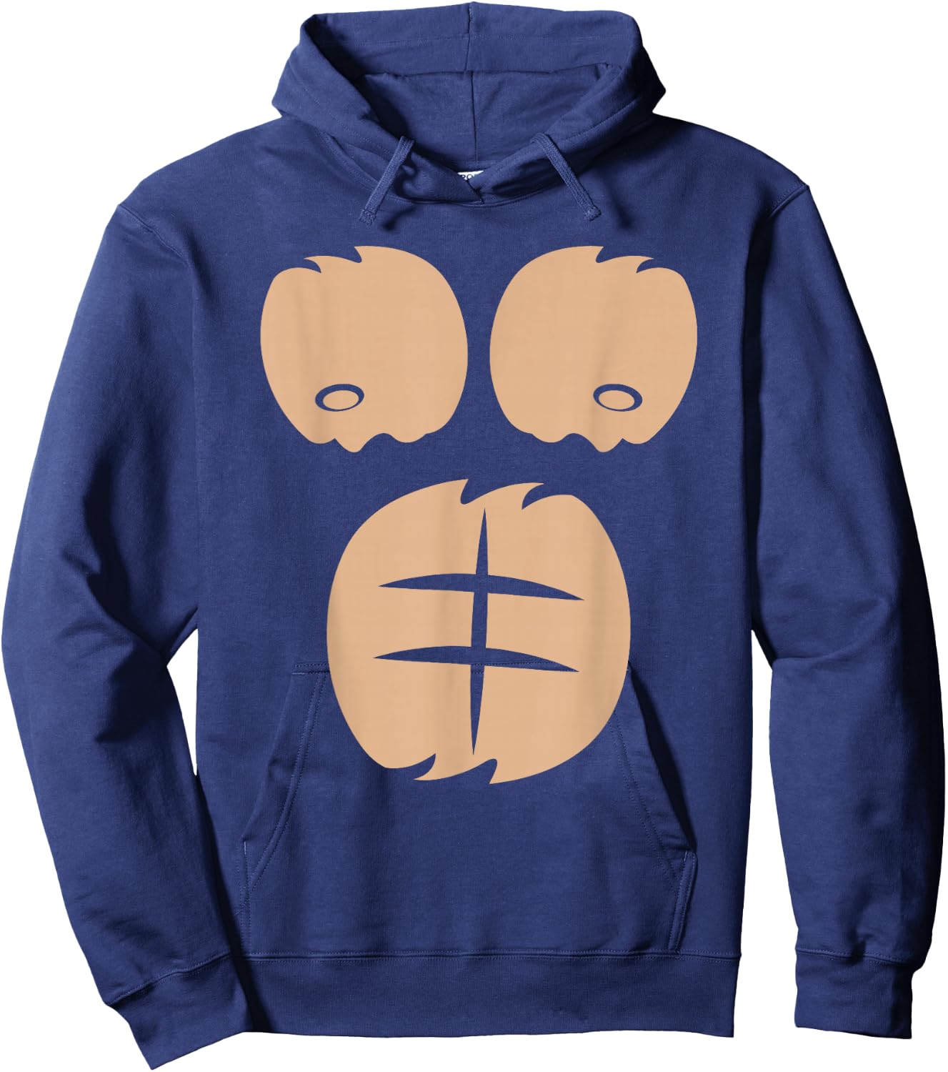 Gorilla Chest Party Hoodie - Hoodie | Navy