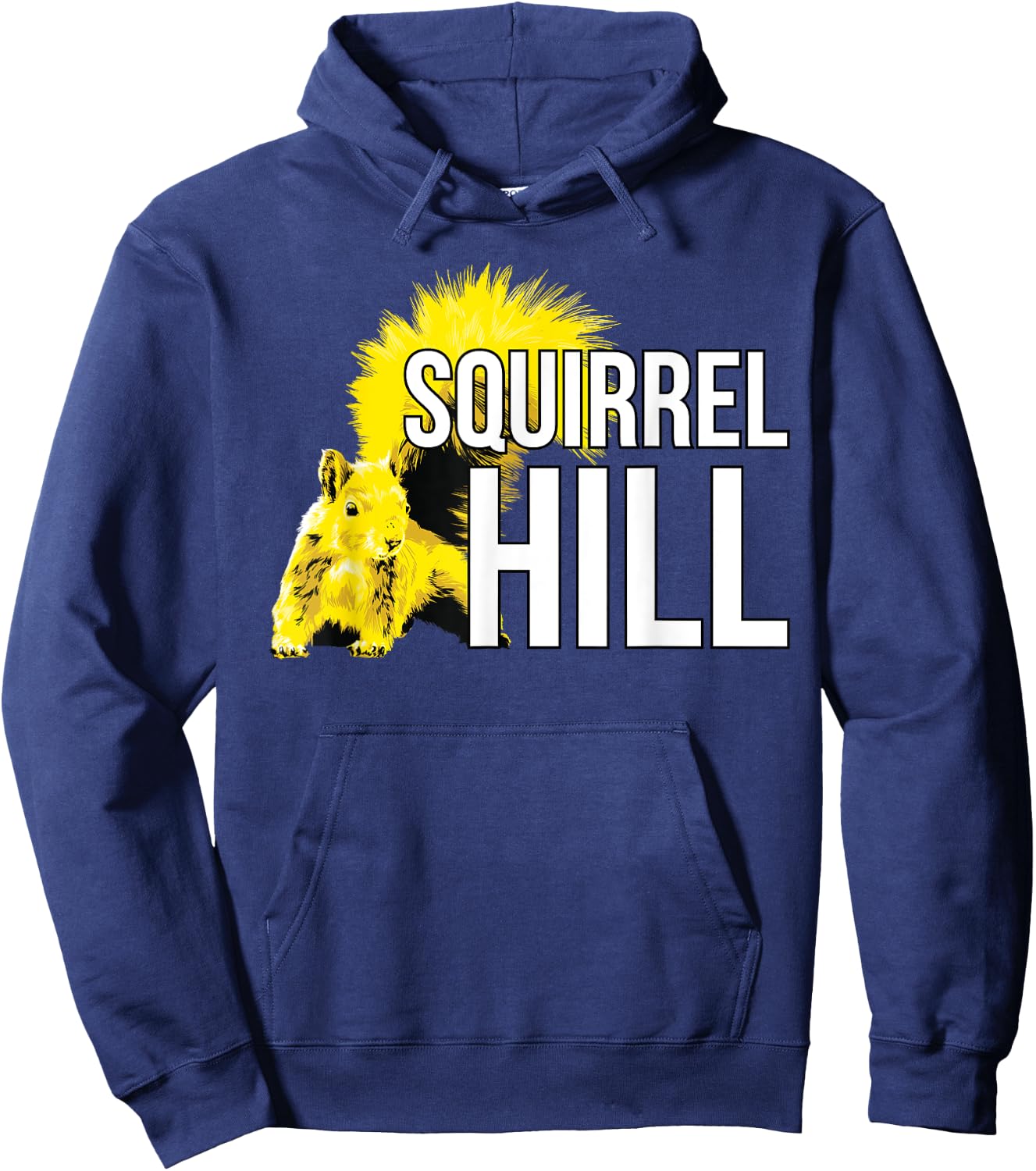 Squirrel Hill Pittsburgh Neighborhood Hoodie - Hoodie | Navy