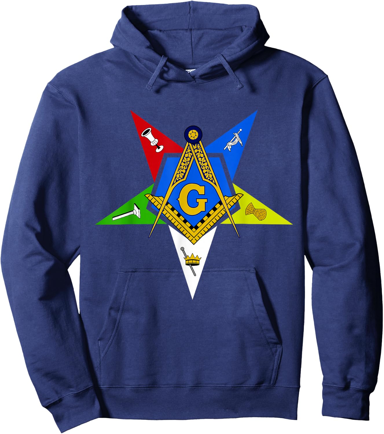 Worthy Patron T Shirt Masonic OES Eastern Star Hoodie - Hoodie | Navy