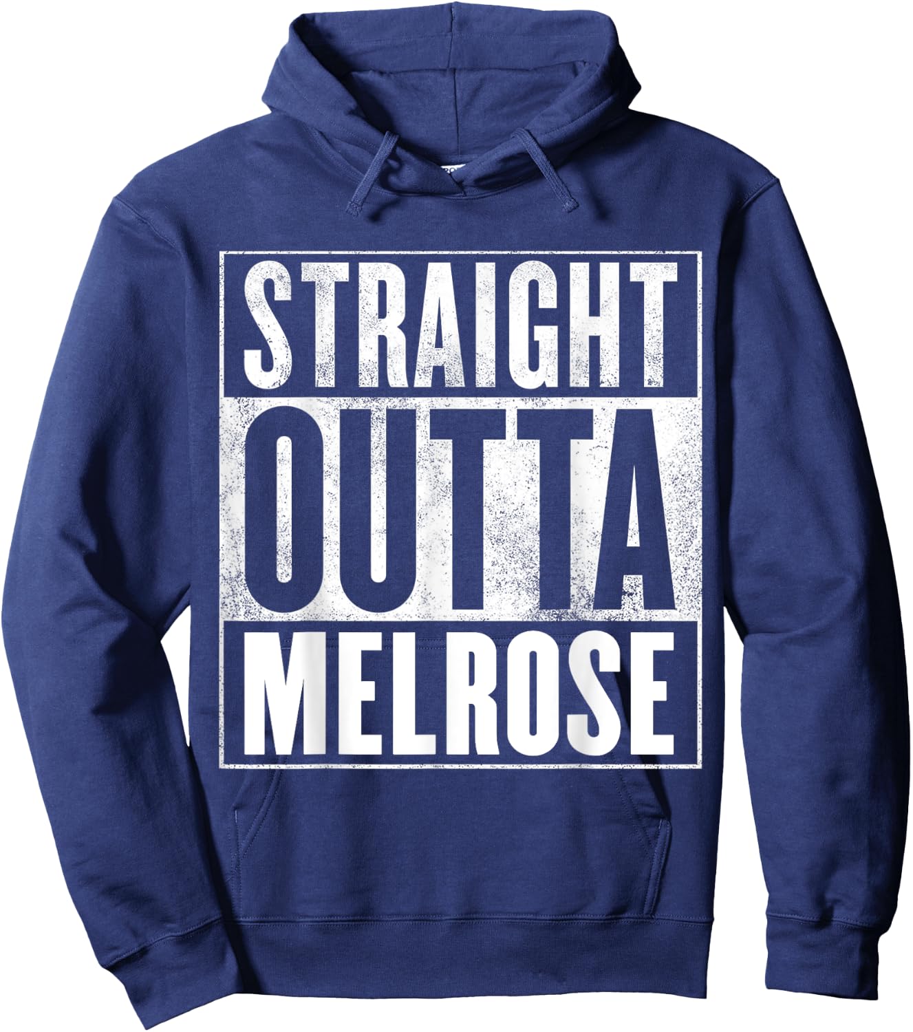 Melrose - Straight Outta Melrose Hoodie - Hoodie | Navy