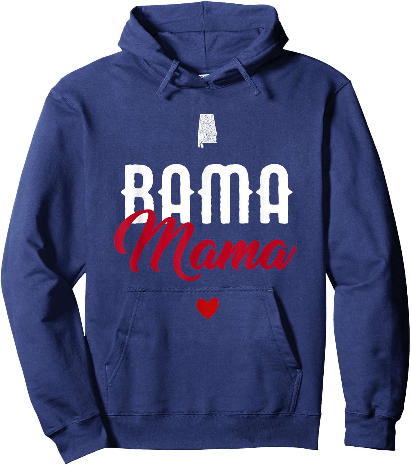 Bama Mama - Alabama Mom Hoodie - Hoodie | Navy