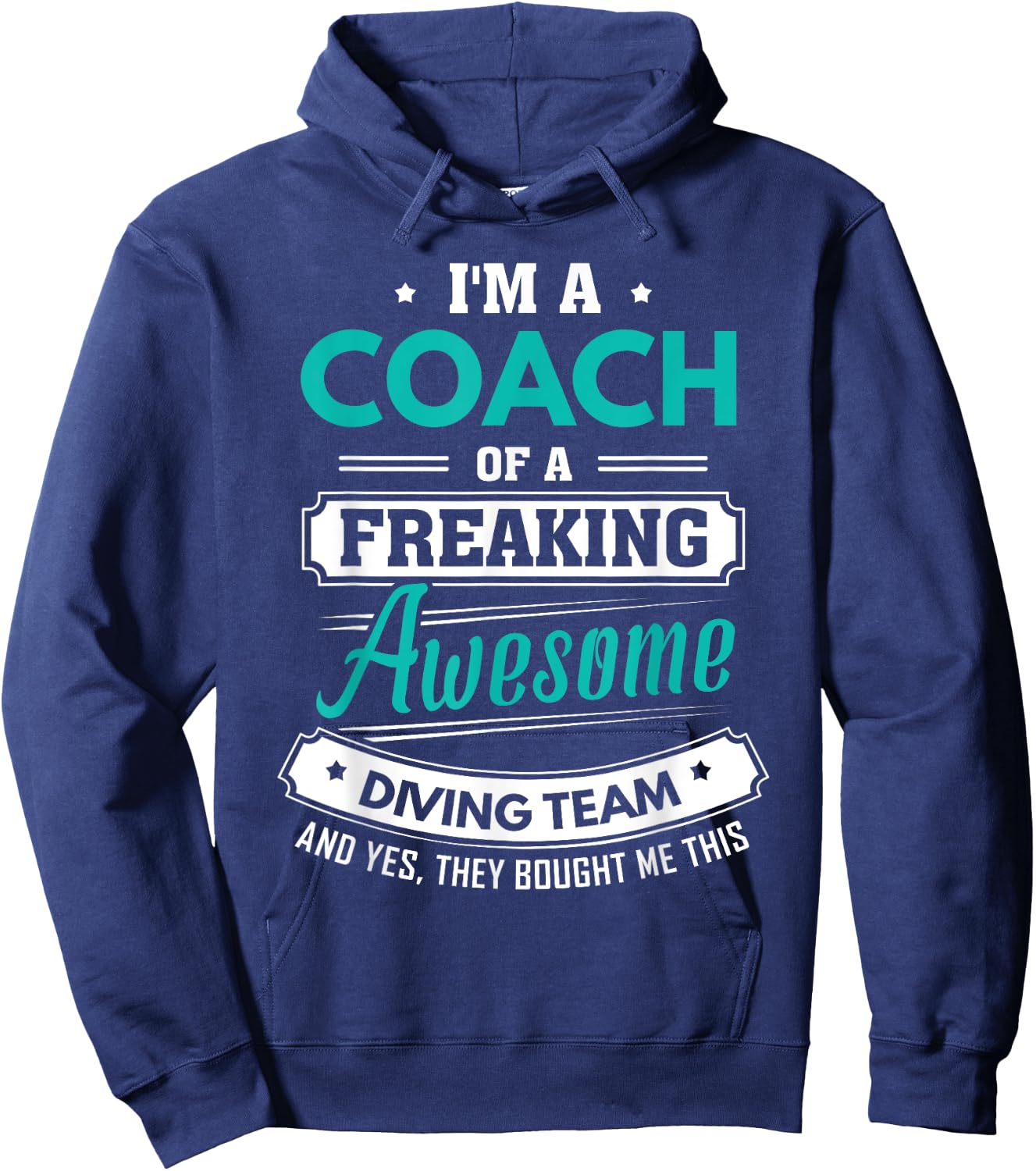 Diving Coach Diving Team Coach Gift Hoodie - Hoodie | Navy